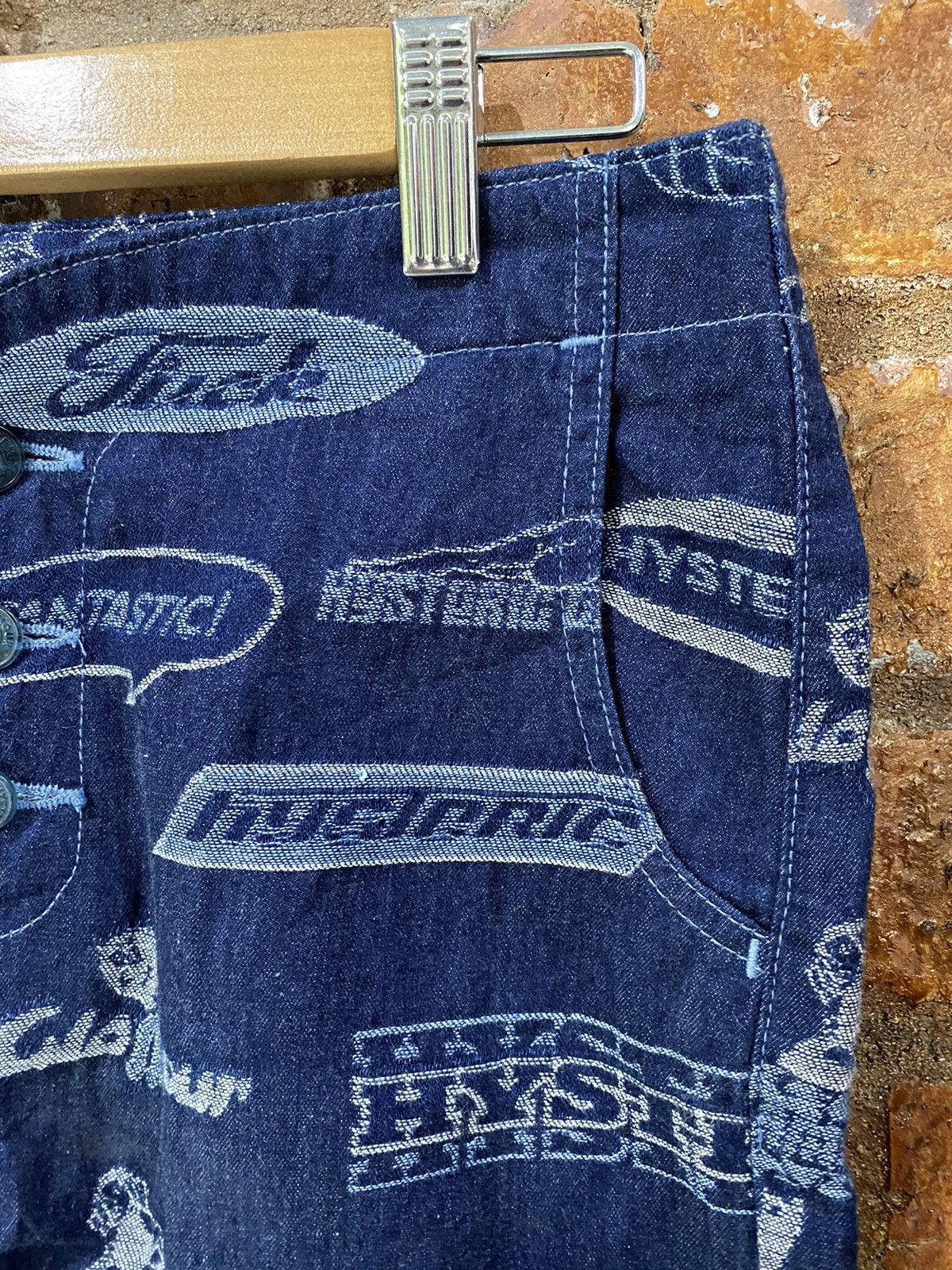 Hysteric Glamour 1990s Hysteric Fuck Hell Iconic logo skirts Size 29" - 5 Thumbnail