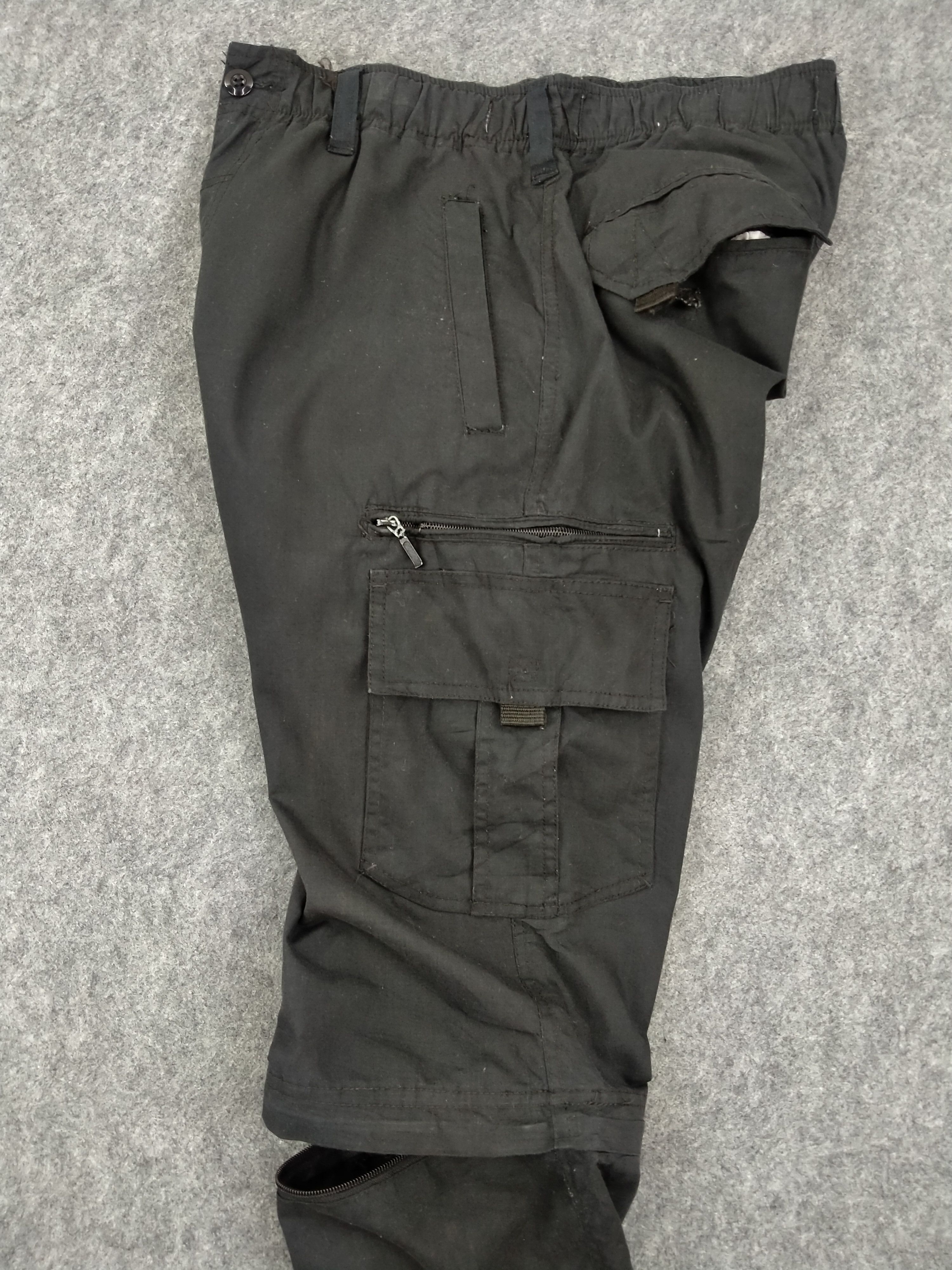 Japanese Brand Vintage Elastic/Drawstring Waist Japanese Cargo Pants CP093 Size US 31 - 4 Thumbnail