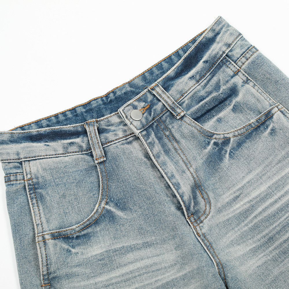 Japanese Brand × Jean Punk washed gradient distressed jeans for men Size US 32 / EU 48 - 4 Thumbnail