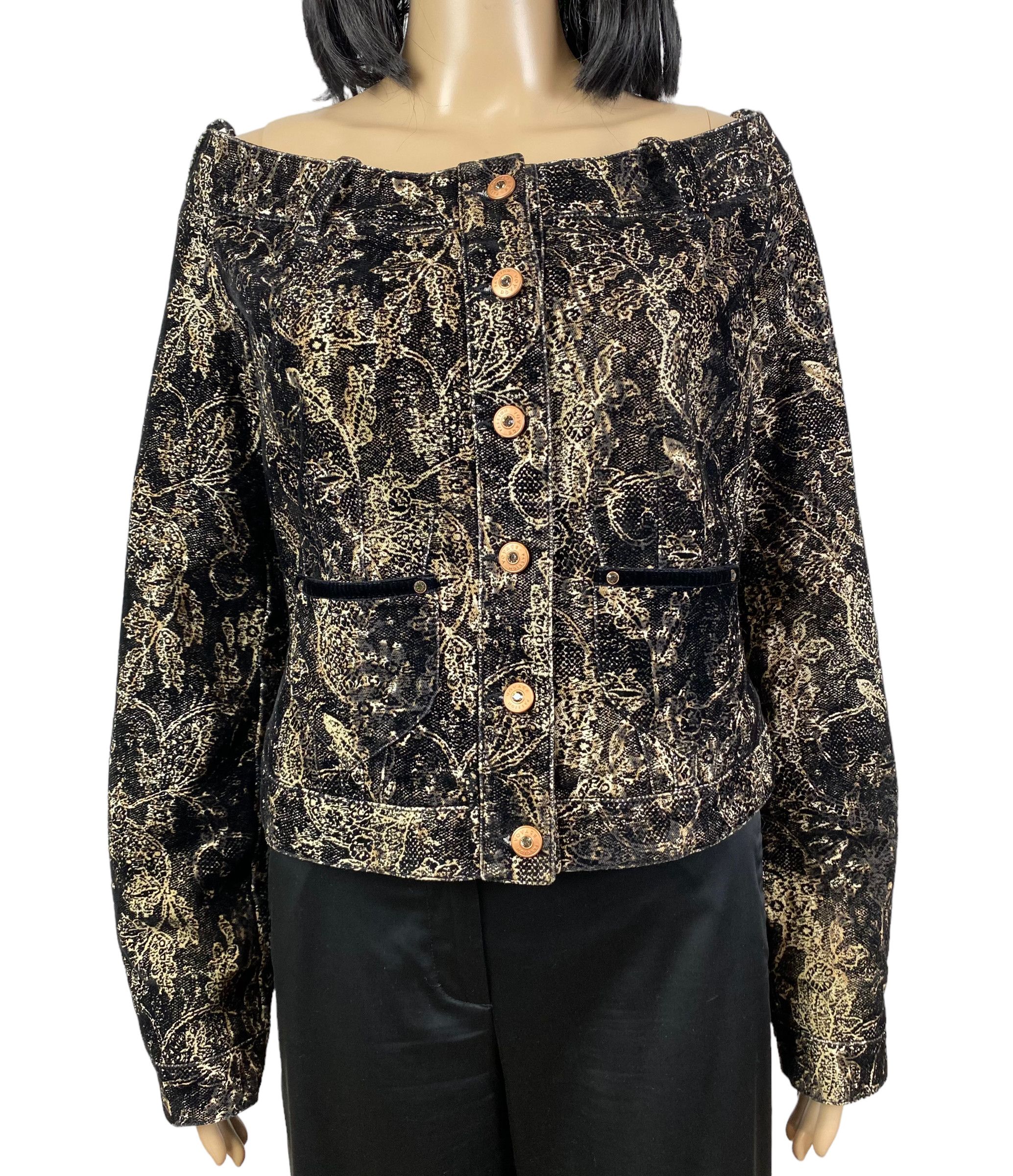 Vintage × Voyage Voyage Passion Vintage Jacket decorated velvet pants style Size L / US 10 / IT 46 - 2 Thumbnail
