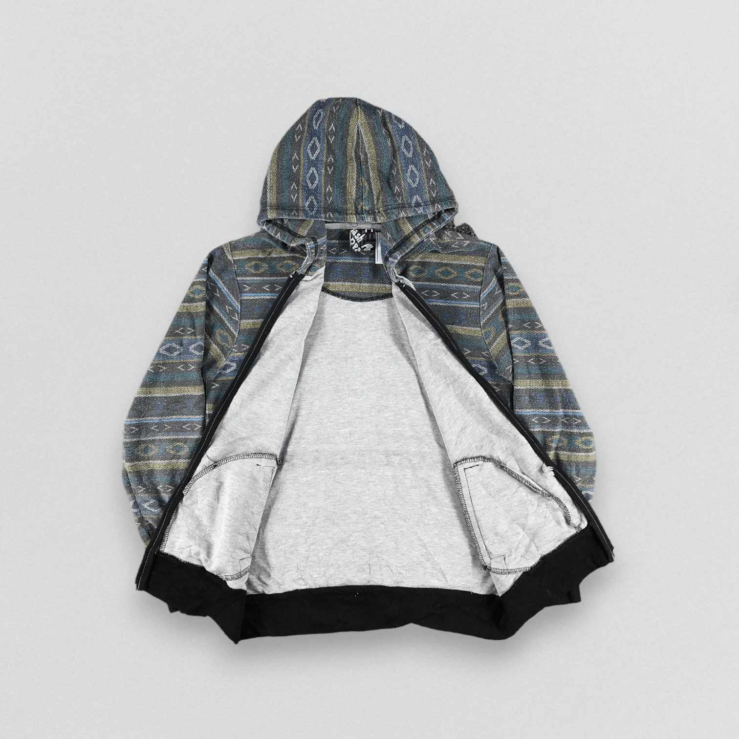 Japanese Brand Navajo Native Zip Pullover Hoodie F228 Size US M / EU 48-50 / 2 - 2 Thumbnail