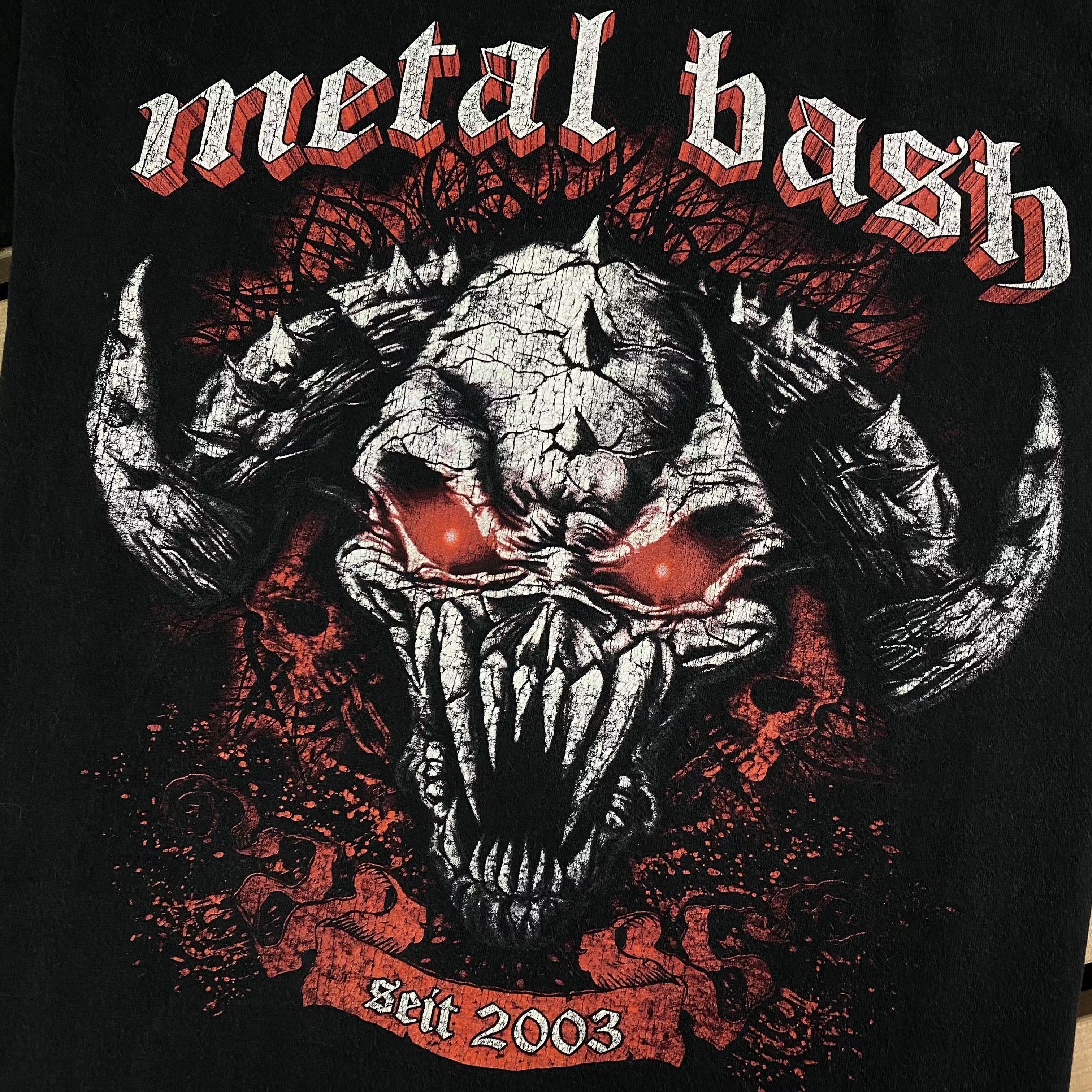 Band Tees Mens Rock T-Shirt Metal Bash Vintage Size S Size US S / EU 44-46 / 1 - 5 Thumbnail