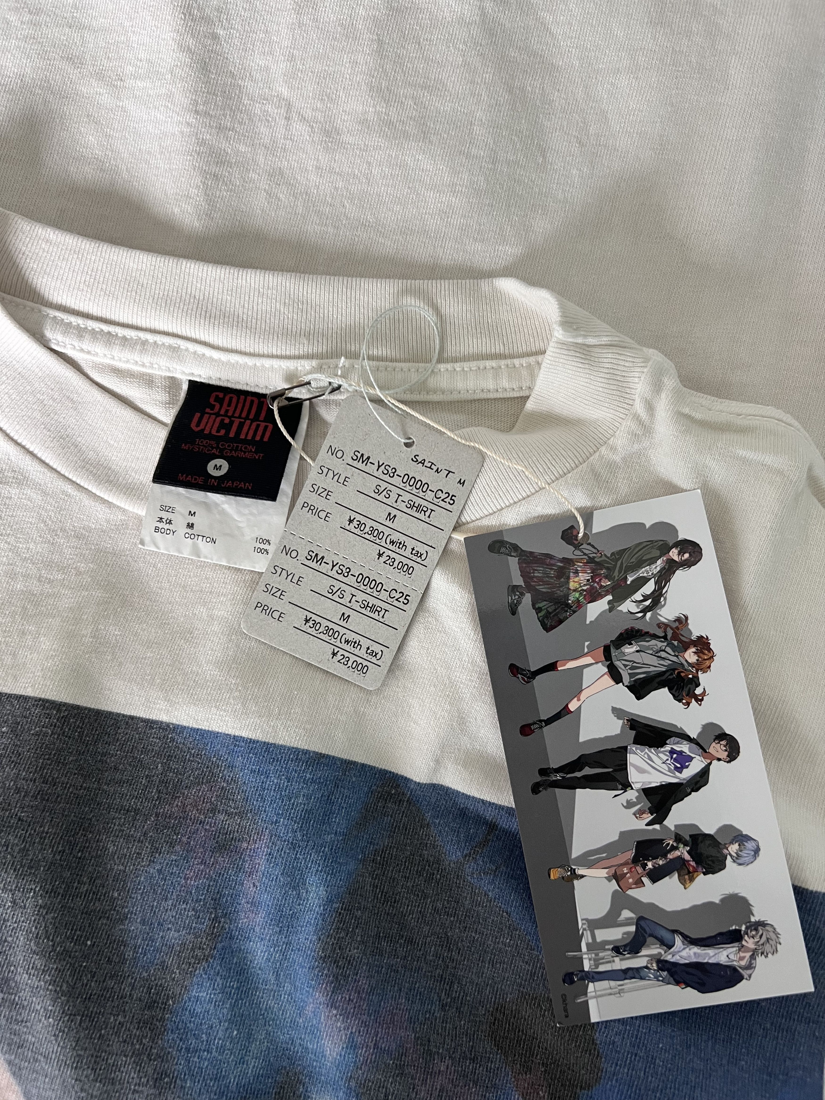 Saint Michael Saint Michael Neon Genesis Evangelion Shinji Tee in White Size US M / EU 48-50 / 2 - 6 Thumbnail