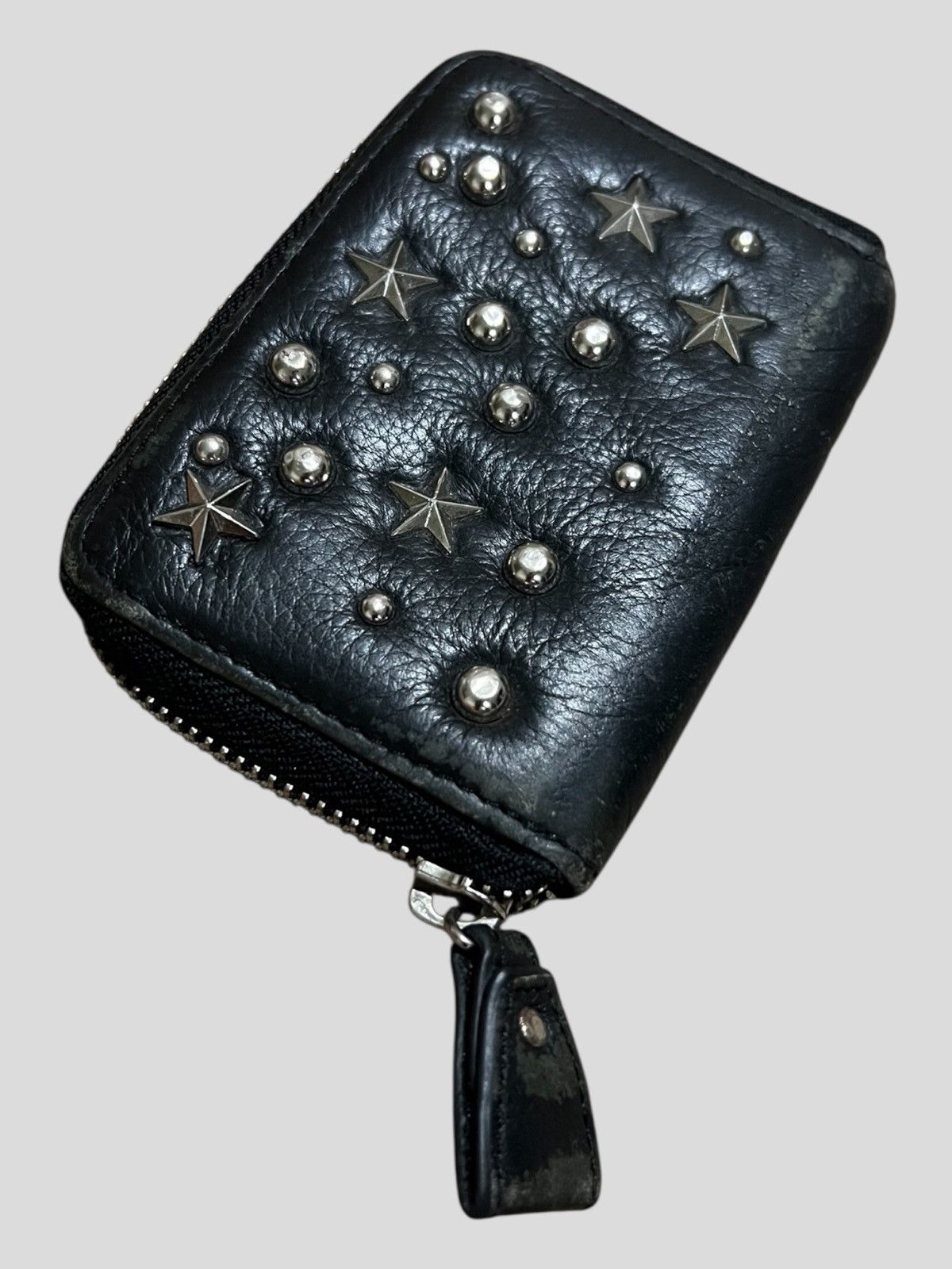 Comme des Garcons Genuine Leather Studded Star D Zipper Wallets Moussy 🇯🇵 Size ONE SIZE - 2 Thumbnail