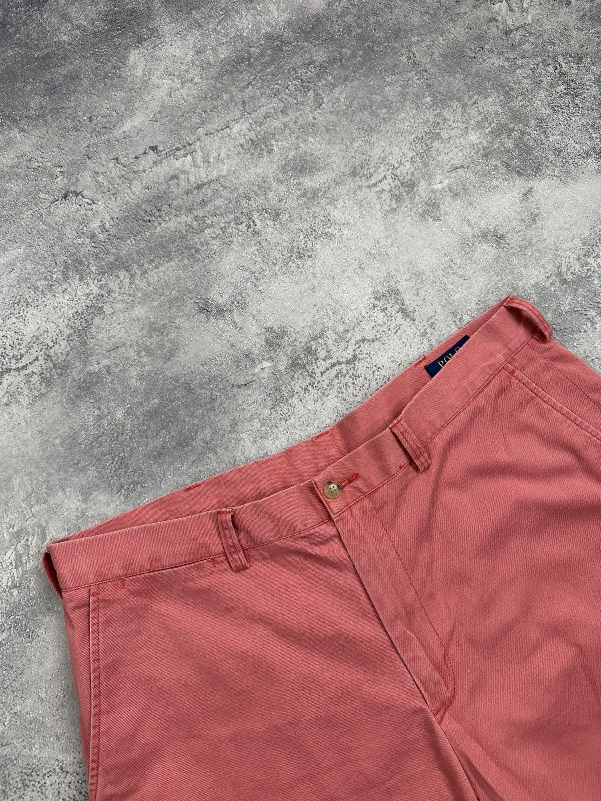Polo Ralph Lauren Vintage Polo Ralph Lauren Chino Pink Shorts Y2K Classic 36 Size US 36 / EU 52 - 7 Thumbnail