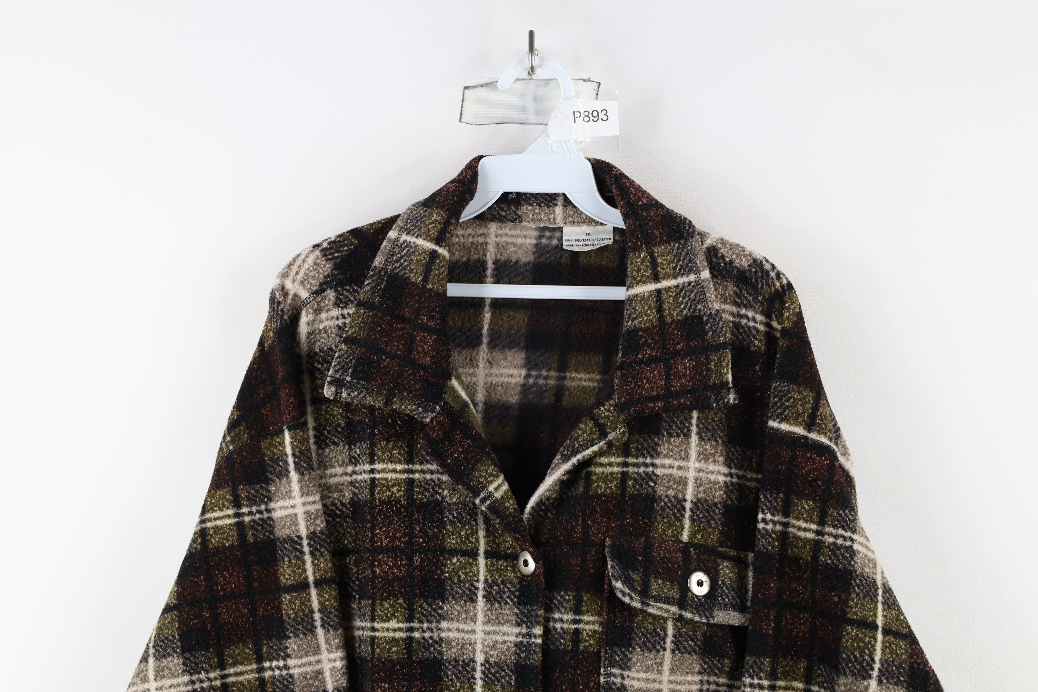 Vintage Vintage 90s Streetwear Button Shirt Jacket Jac Shirt Plaid Size XL / US 12-14 / IT 48-50 - 2 Thumbnail