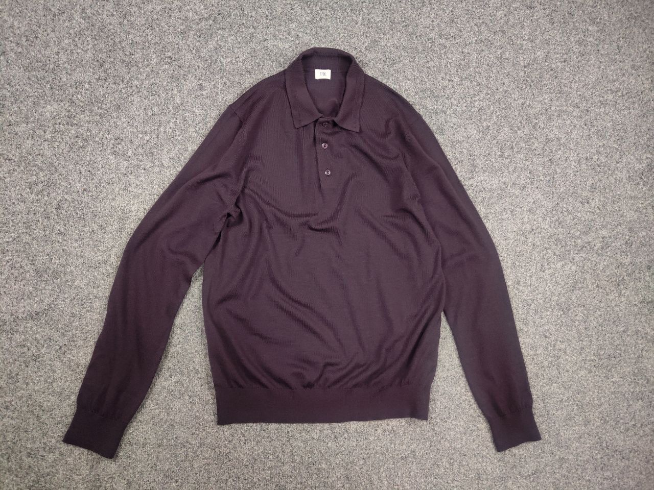 SPOKE Spoke Design merino wool Long Sleeve Polo Button Sweater Size US M / EU 48-50 / 2 - 10 Thumbnail