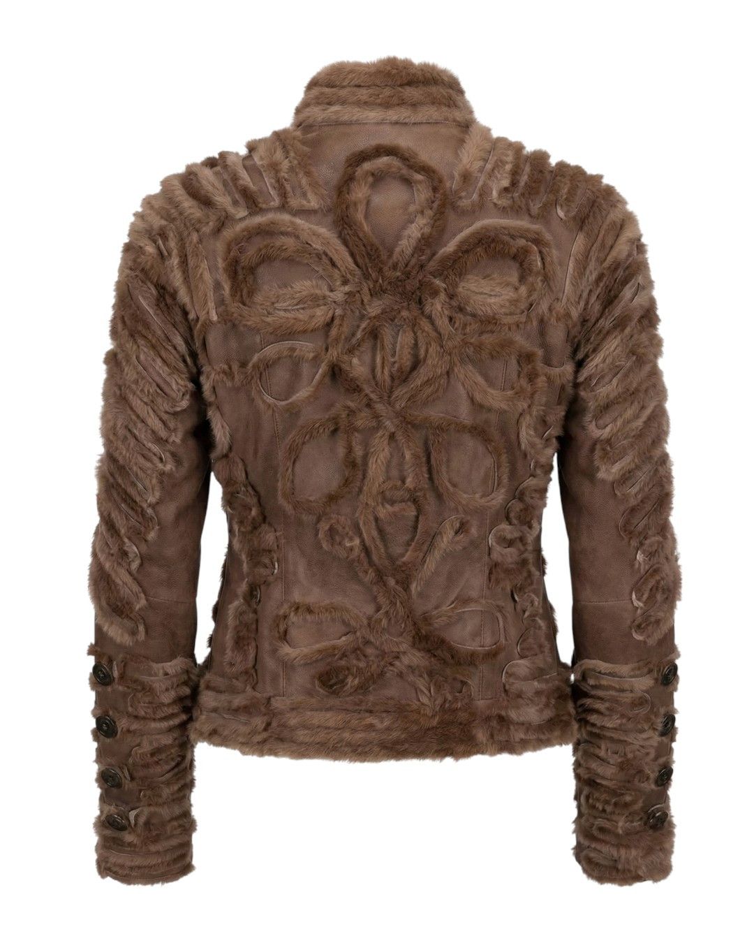 Roberto Cavalli MINK FUR NAPOLEON JACKET Size S / US 4 / IT 40 - 2 Thumbnail