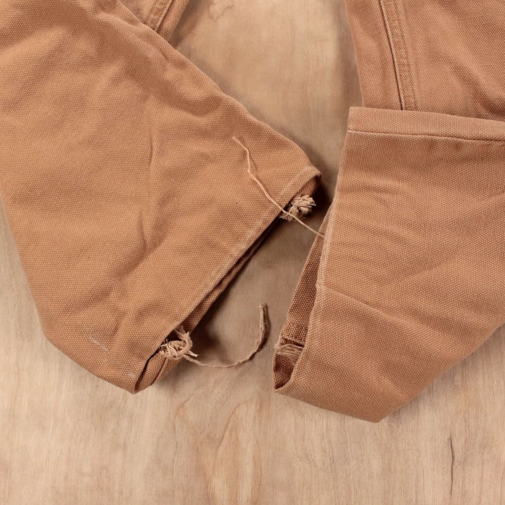 Vintage VINTAGE WOOLRICH works pants womens sz 10 saddle brown canvas faded beige Size 32" / US 10 / IT 46 - 3 Thumbnail