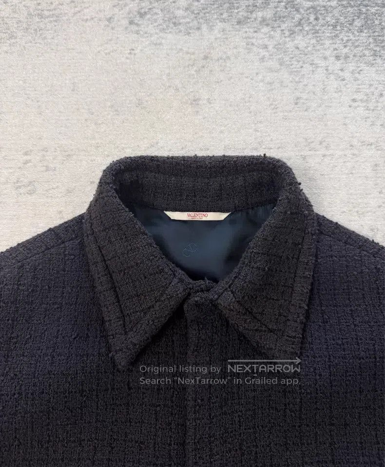 Valentino Valentino A small navy blue fragrant jacket Size US L / EU 52-54 / 3 - 3 Thumbnail