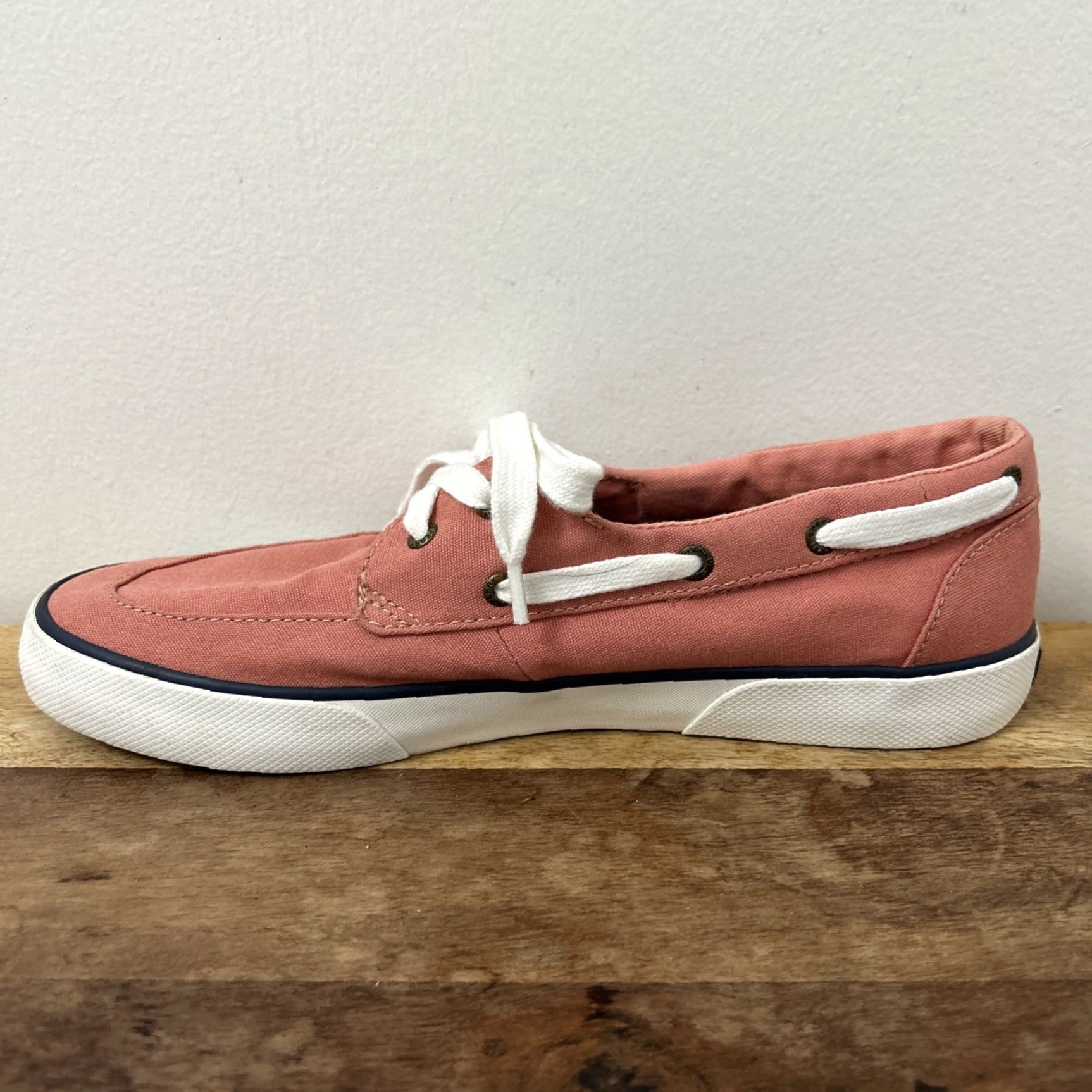 Sperry Sperry Top Sider Womens Pink Canvas 2 Eye Low Top Boat Shoes STS83189 Size 10 Casual Women Comfortable Breathable Rubber Outsole Modern Classic Shoes Size L / US 10 / IT 46 - 7 Thumbnail