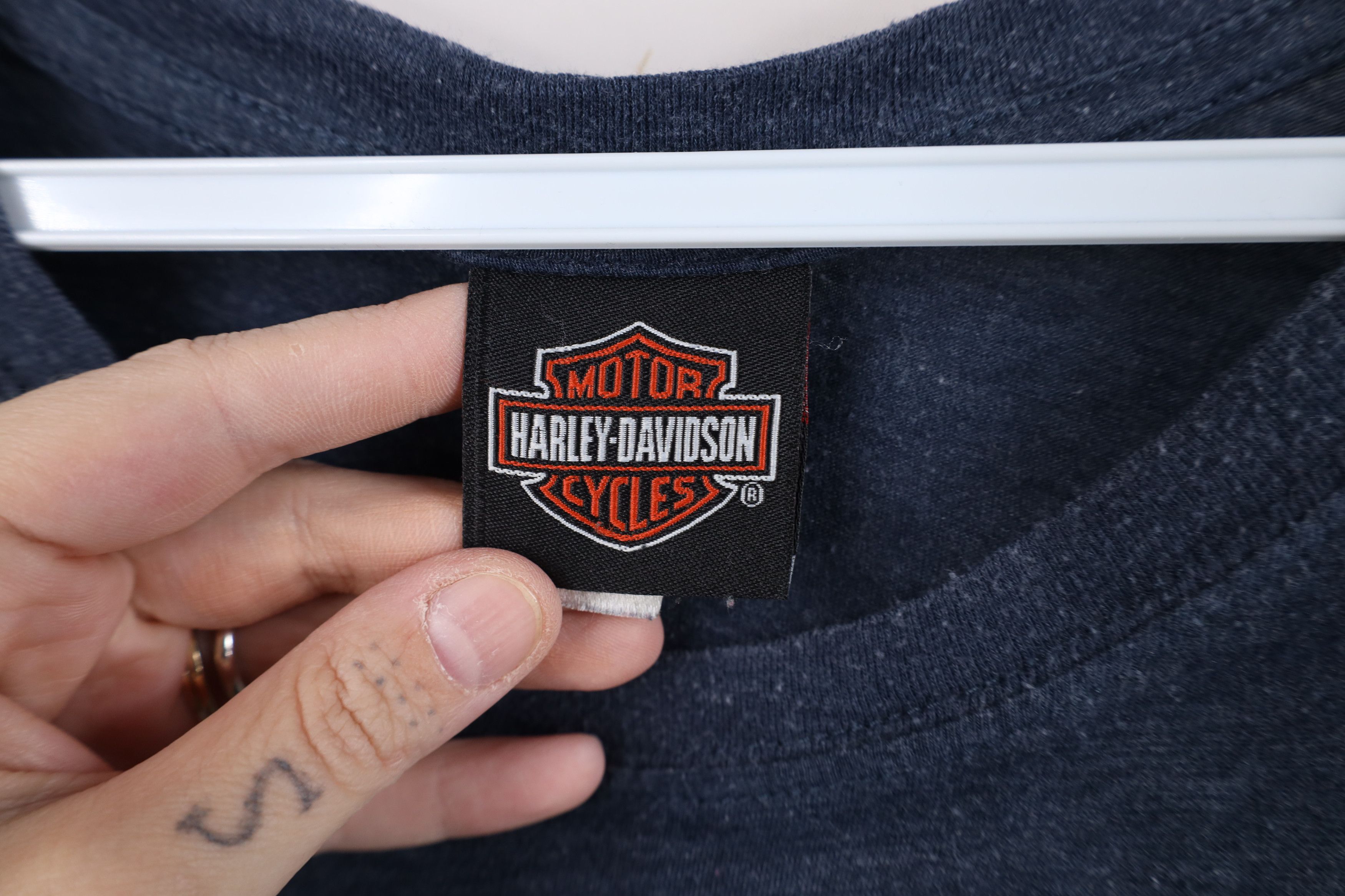 Harley Davidson Vintage Y2K Harley Davidson Jersey Knit Short Sleeve T-Shirt Size US XL / EU 56 / 4 - 9 Thumbnail