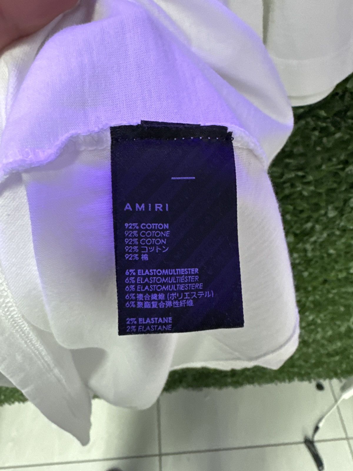 Amiri Amiri white tee Size US XL / EU 56 / 4 - 4 Thumbnail