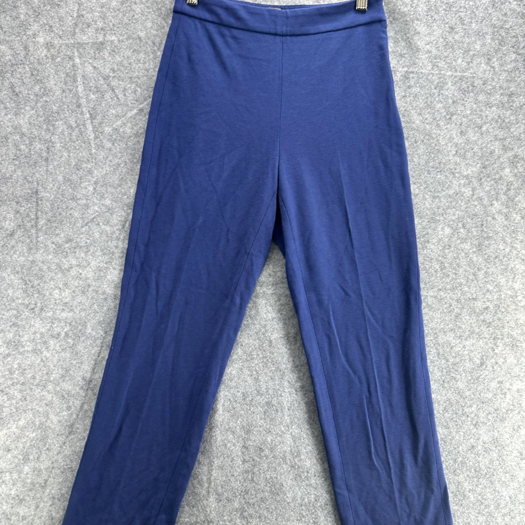Vintage VINTAGE Boss Women's Pants Medium Blue Straight Leg High Rise Side Zip Dress Trousers Size 32" / US 10 / IT 46 - 3 Thumbnail
