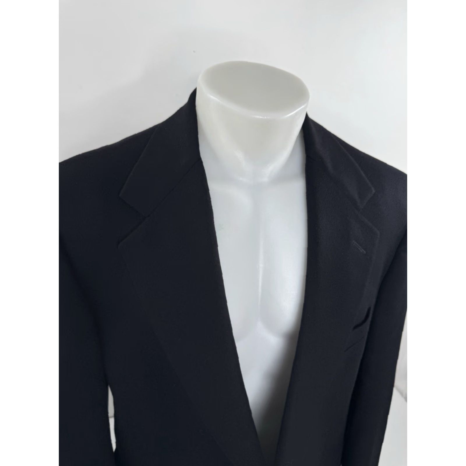 Nordstrom Nordstrom / Loro Piana - 100% Cashmere Blazer Jacket - Black - 43 - Mens - 43R - Cashmere Blazer Jacket - Excellent Size 46R - 2 Thumbnail