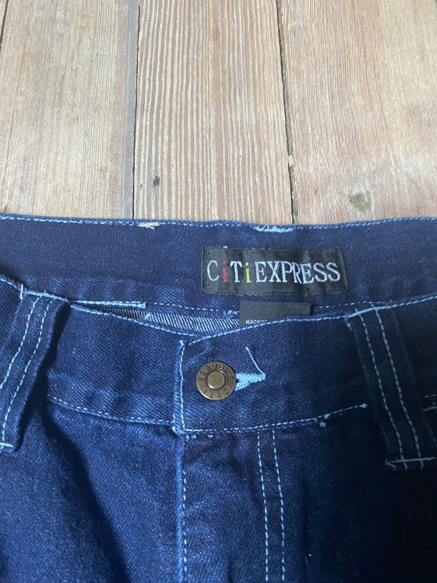 Fubu × Southpole INSANE BAGGY SKATER DJ CYBER CARPENTER JORTS Size US 34 / EU 50 - 5 Thumbnail