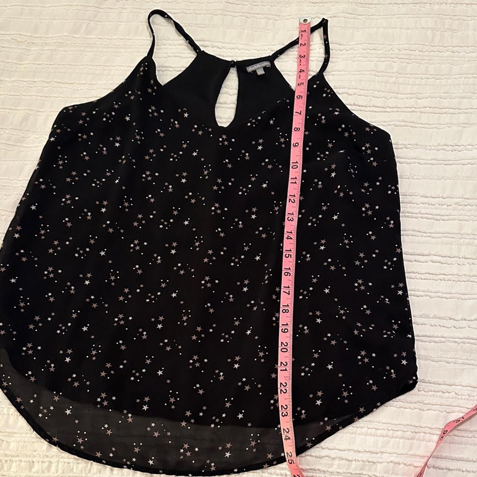 Other Charlotte Russe Star Print Chiffon Tank Top Y2K Sheer S Size S / US 4 / IT 40 - 7 Thumbnail