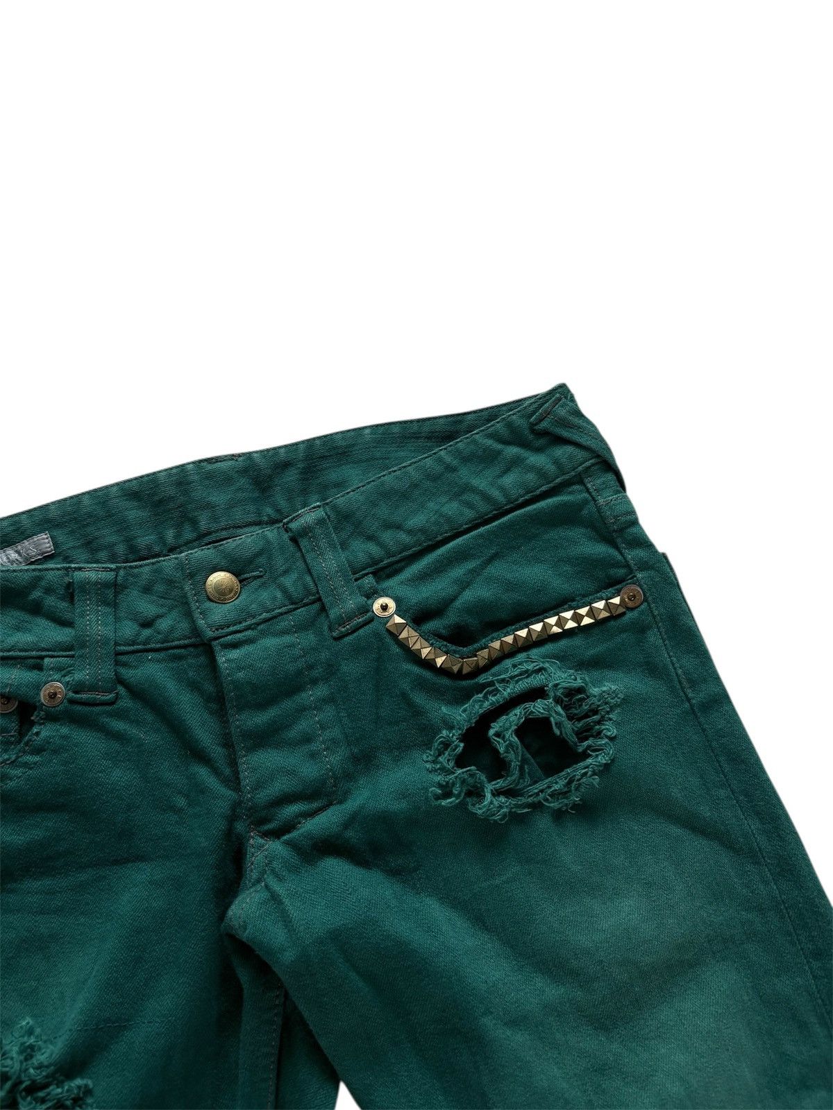KMRii FrancisT . Mor.k.s Flare Denim Pants Size US 30 / EU 46 - 4 Thumbnail