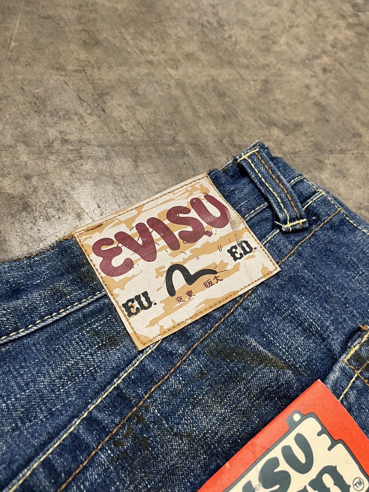 Evisu × Japanese Brand Evisu EU-ED vintage NWT baggy fit denim rare hype Size US 36 / EU 52 - 6 Thumbnail
