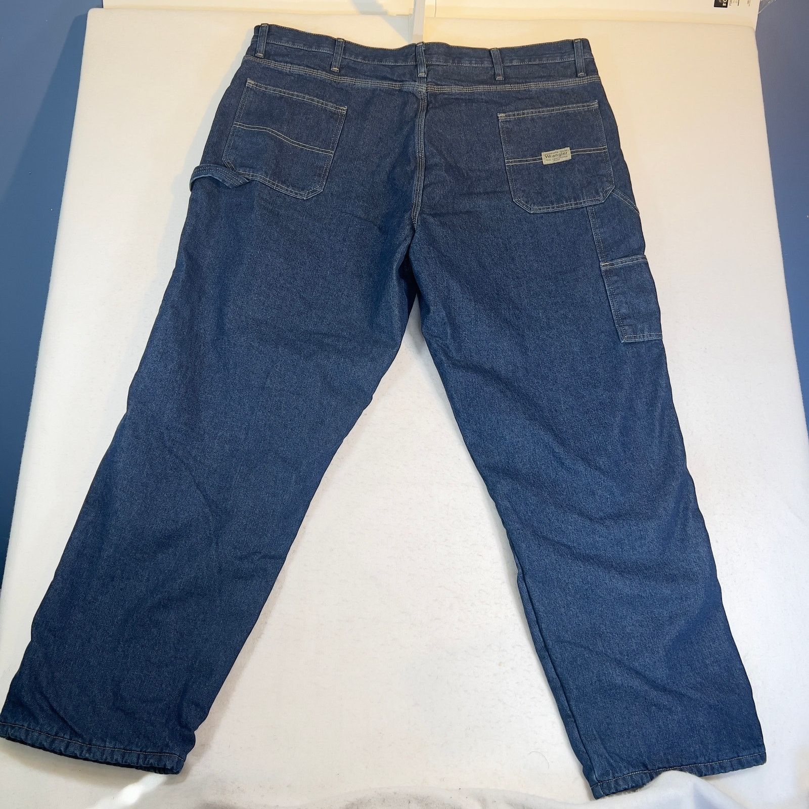 Wrangler Wrangler Fleece Lined Carpenter Jean Vintage W42xL32 Dark Size US 42 / EU 58 - 7 Thumbnail
