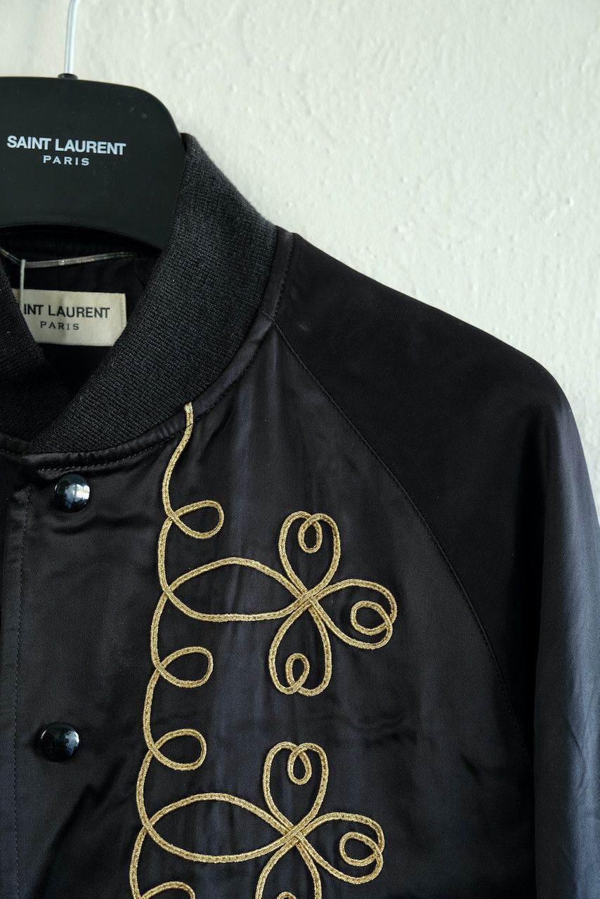 Hedi Slimane × Saint Laurent Paris Saint Laurent Paris Napoleon Jacket Gold Souvenir Teddy SS15 Size US S / EU 44-46 / 1 - 3 Thumbnail