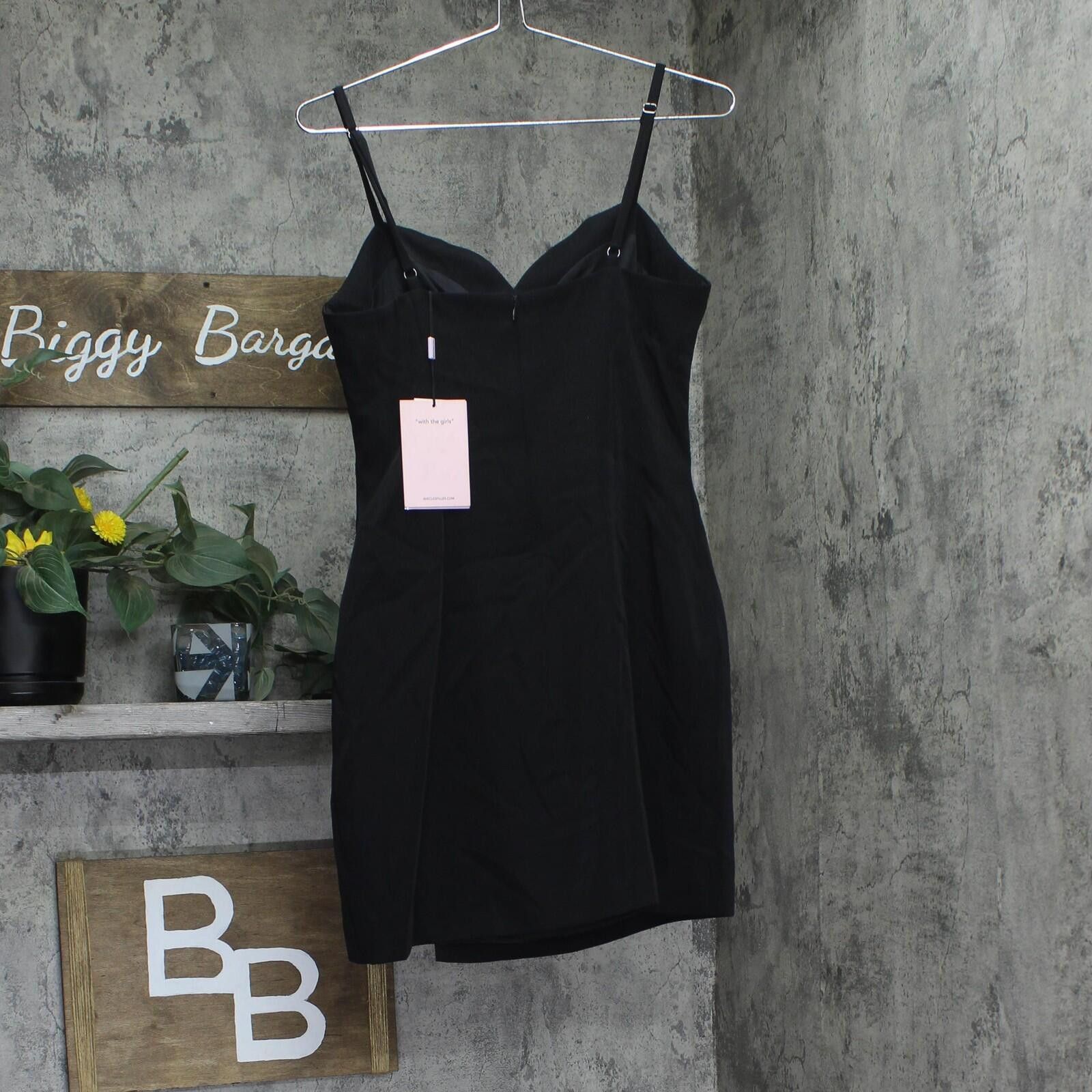 Other Nwt Avec Les Filles Sleeveless Mini Dress Black / Pink 8 Size M / US 6-8 / IT 42-44 - 2 Thumbnail