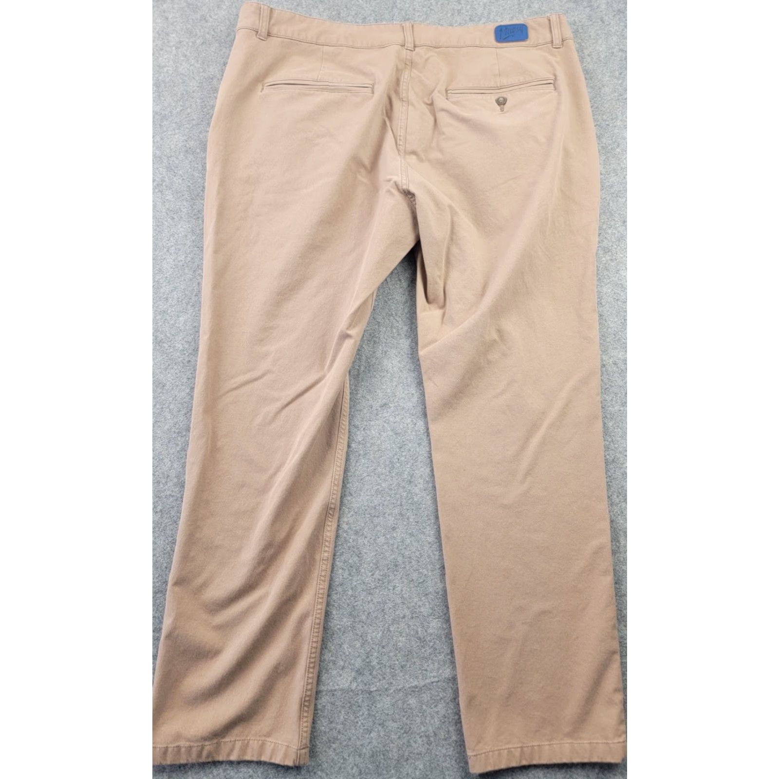 Vintage Mugsy Belmonts Pants Mens 40x30 Brown Stretch Casual Chino Pant Shirt? Size US 40 / EU 56 - 7 Thumbnail