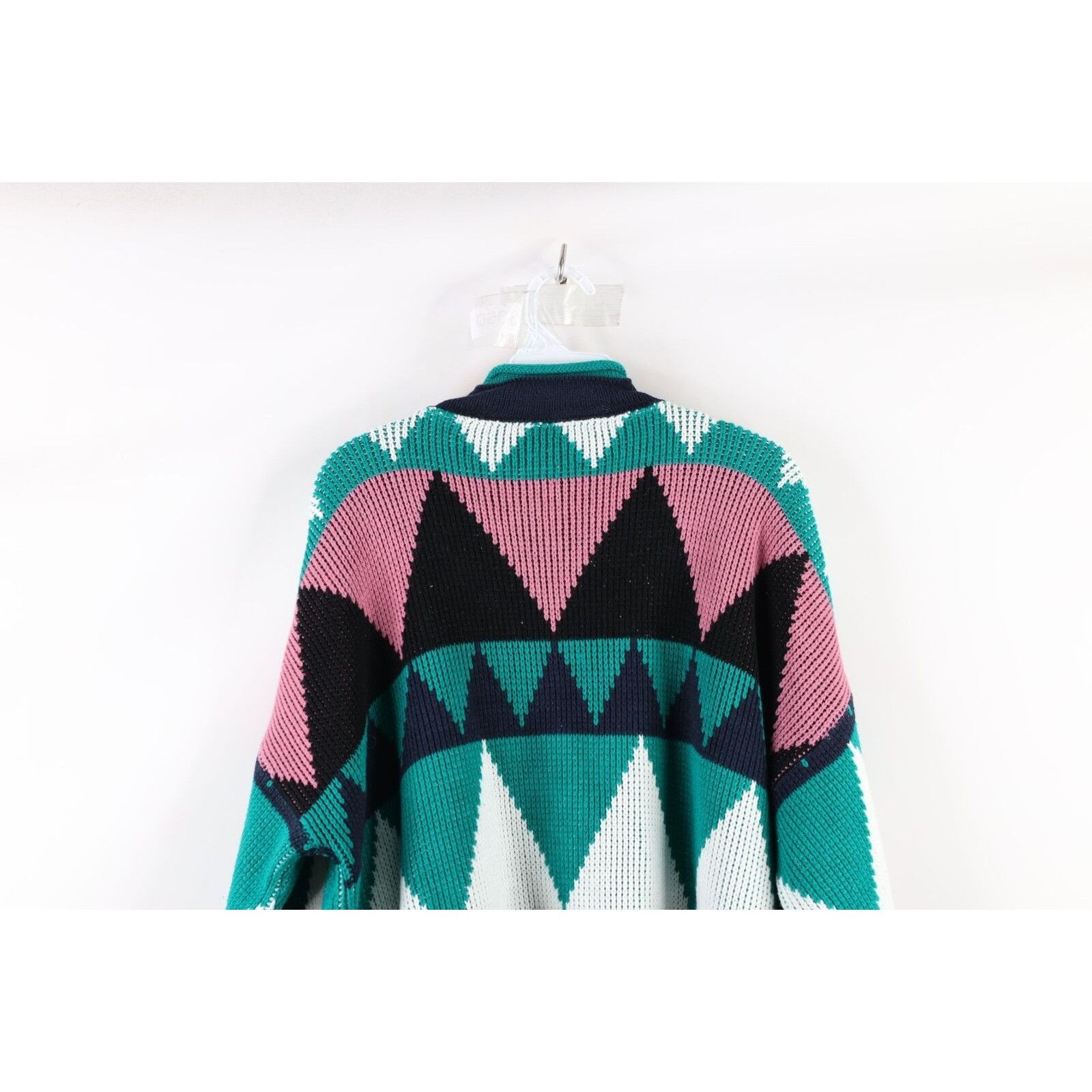 Vintage Vintage 90s Streetwear Marled Knit Mock Neck Sweater Size ONE SIZE - 6 Thumbnail