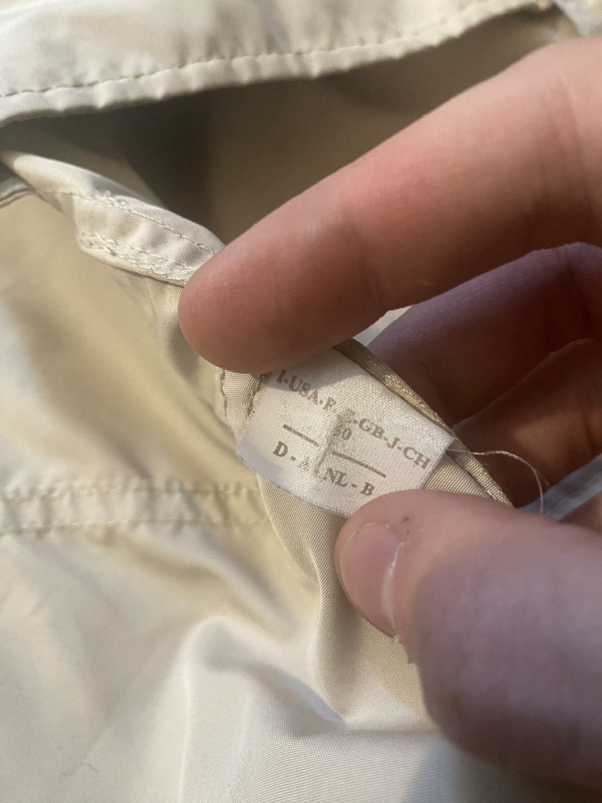 Brunello Cucinelli Brunello Cucinelli Nylon Beige Bomber Size US M / EU 48-50 / 2 - 9 Thumbnail