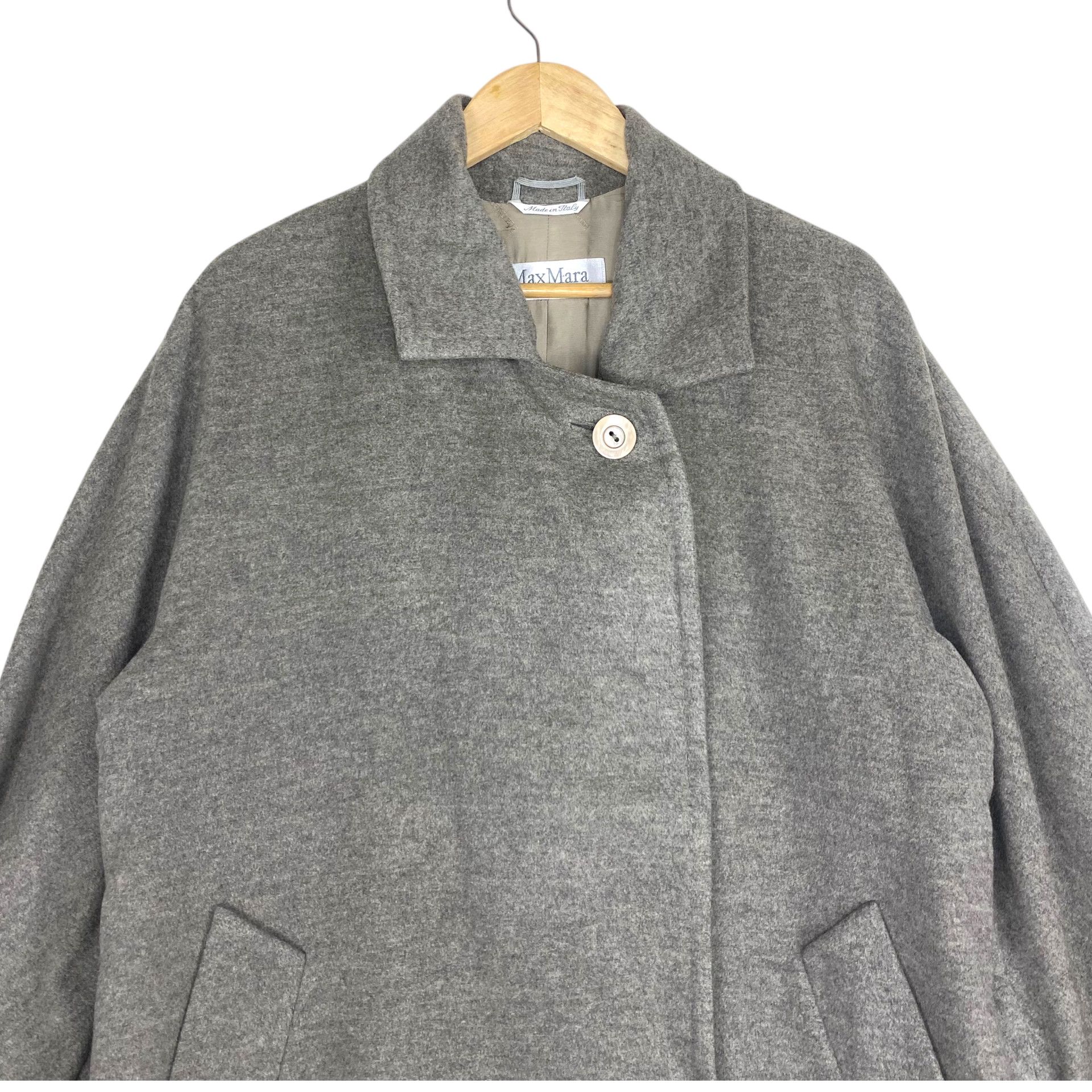 Max Mara STEAL💥MAX MARA LONG COAT JACKET Size M / US 6-8 / IT 42-44 - 5 Thumbnail