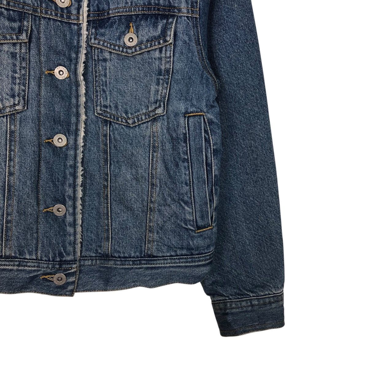 Japanese Brand 📌Vintage Trucker Denim Jacket Blanket GU Japan Issey Miyake Size US S / EU 44-46 / 1 - 6 Thumbnail