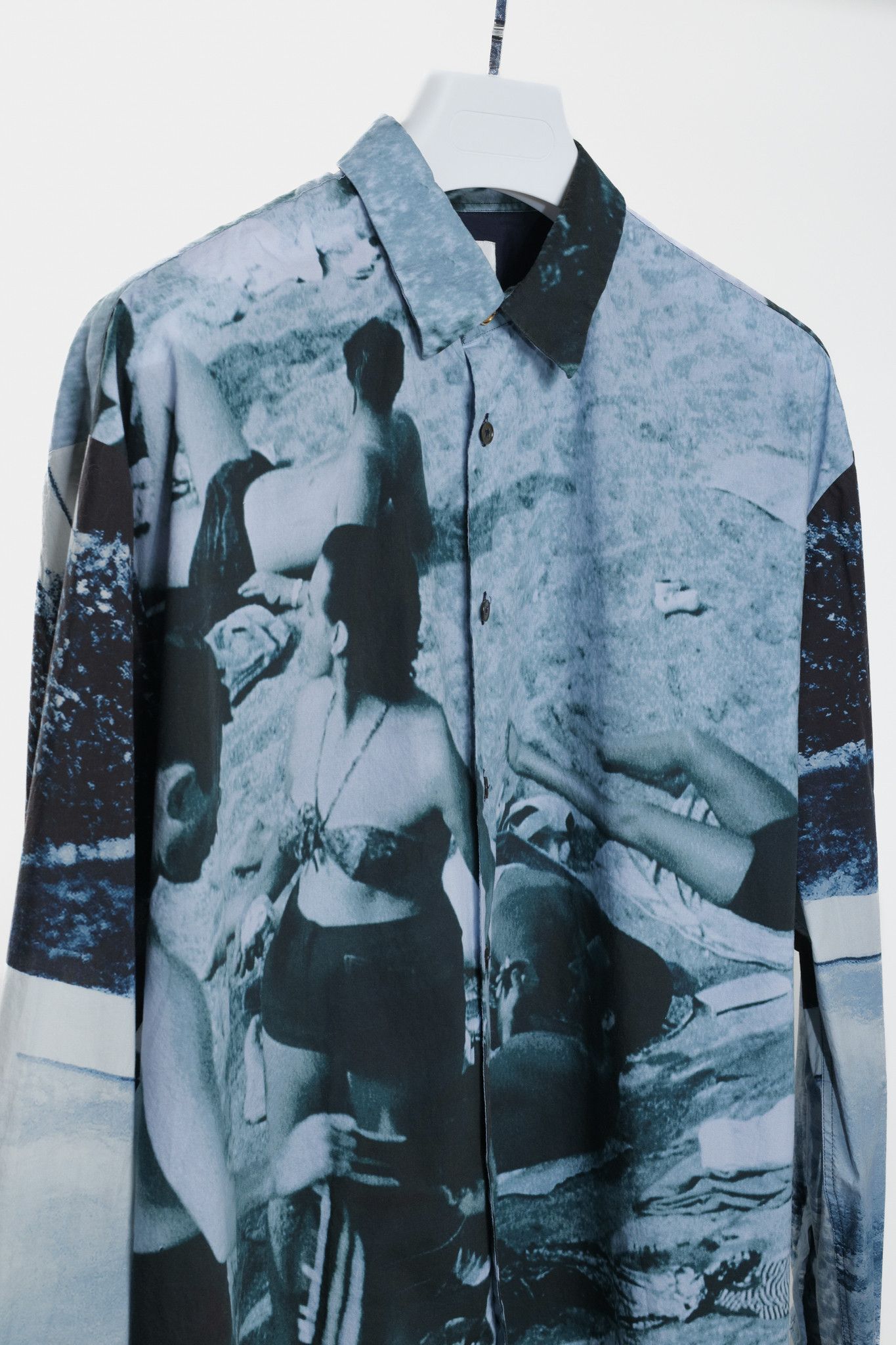 Paul Smith Paul Smith Mainline Beach Graphic Button Down Shirt Size US L / EU 52-54 / 3 - 3 Thumbnail