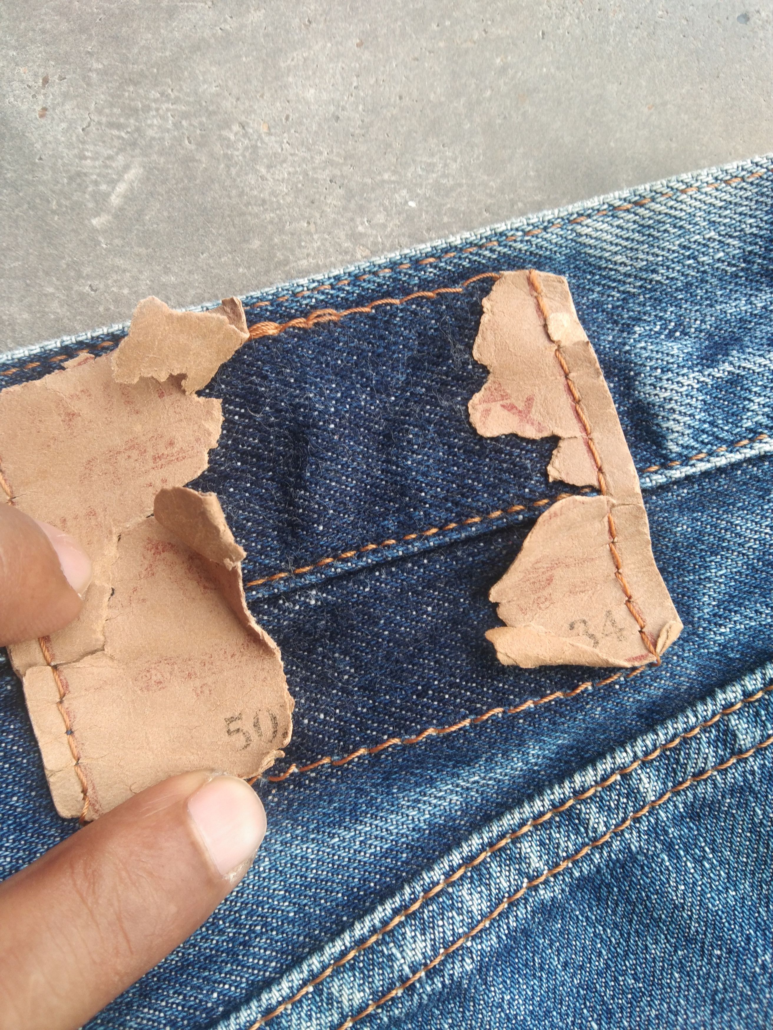 Levi's Vintage LVC 502 XX Levi's Big E Japan Selvedge Redline Jeans Size US 29 - 5 Thumbnail