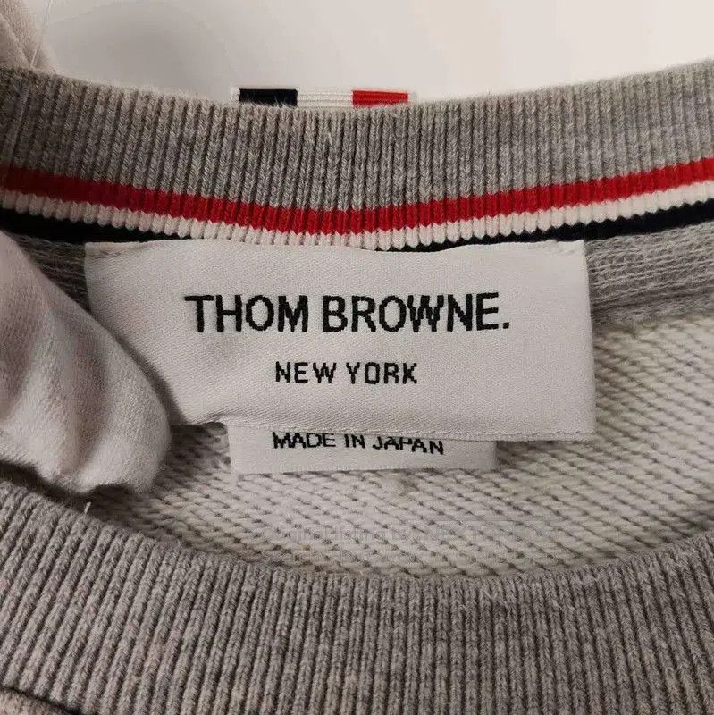 Thom Browne Thom Browne Gray Cotton Men's Sweatshirt . Size US M / EU 48-50 / 2 - 3 Thumbnail