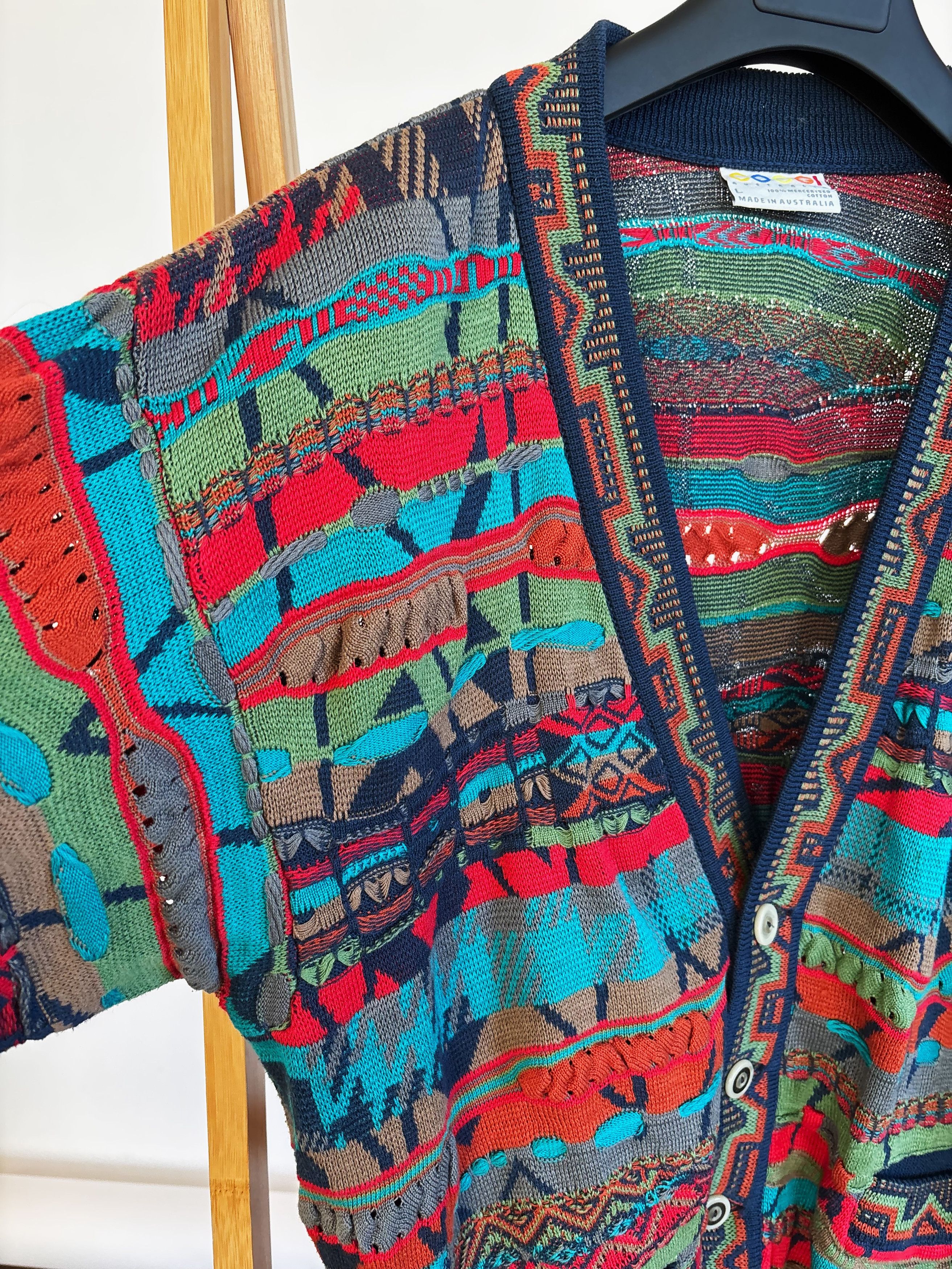 Coogi Vintage COOGI Cotton Cardigan – Size L Size US L / EU 52-54 / 3 - 14 Thumbnail