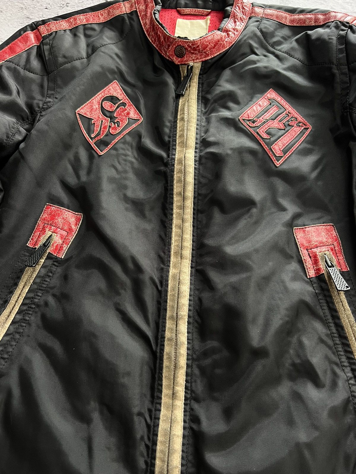 Diesel Vintage Diesel Leather Logo Jacket Size US L / EU 52-54 / 3 - 7 Thumbnail