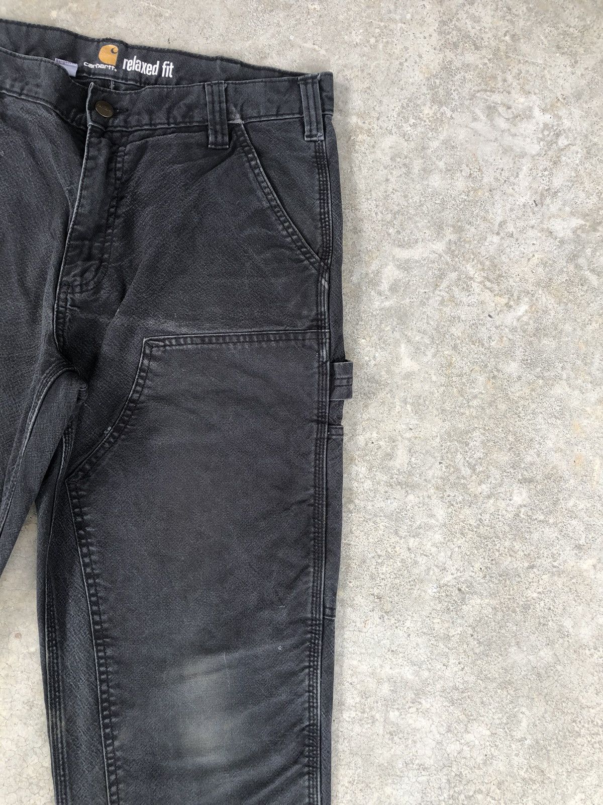 Lil Yachty Vintage Carhartt Double Knee Distressed Jeans Size US 34 / EU 50 - 5 Thumbnail