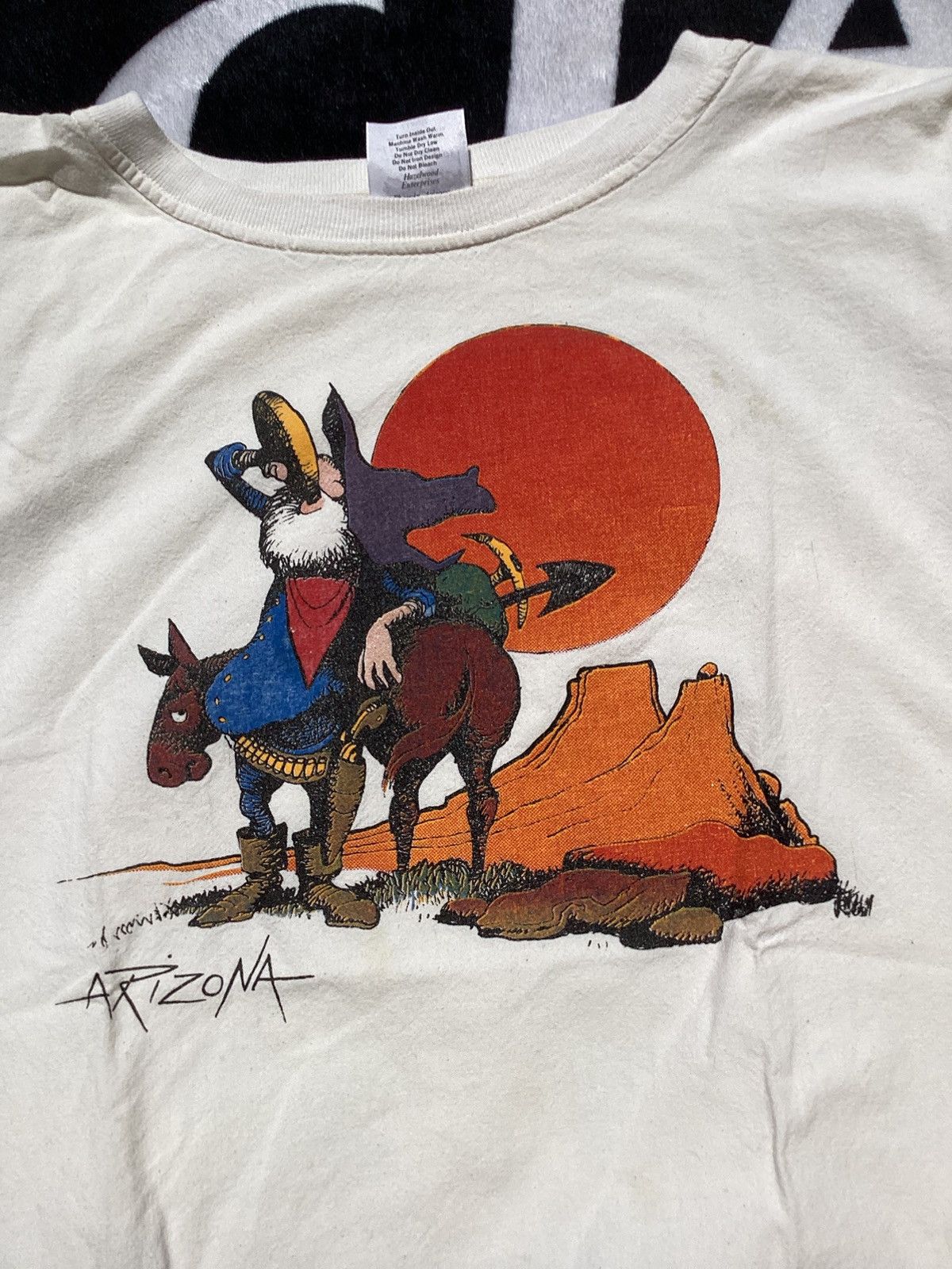Other Vtg 90s Arizona donkey/mule and miner USA made LS tshirt Size US L / EU 52-54 / 3 - 2 Thumbnail