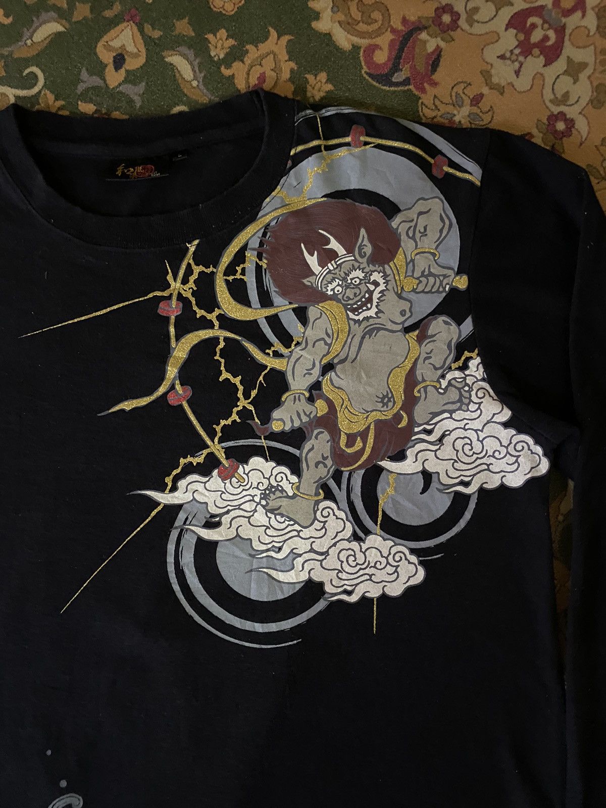 Bullet Noise × Japanese Brand Vintage Japanese Brand Bullet Noise Over Print Sukajan Style Size US M / EU 48-50 / 2 - 6 Thumbnail