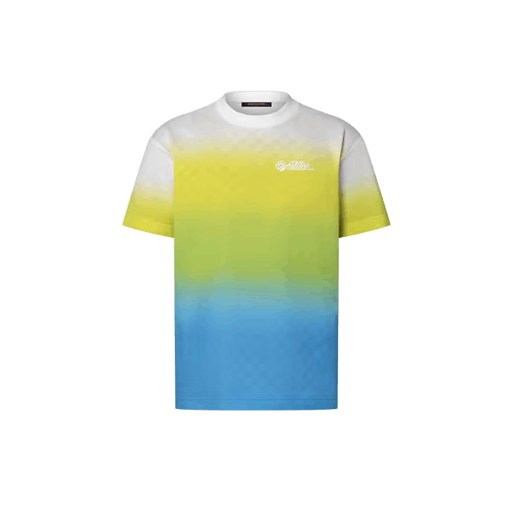 Louis Vuitton Damier Gradient Jacquard Cotton T-Shirt Size US L / EU 52-54 / 3 - 1 Thumbnail