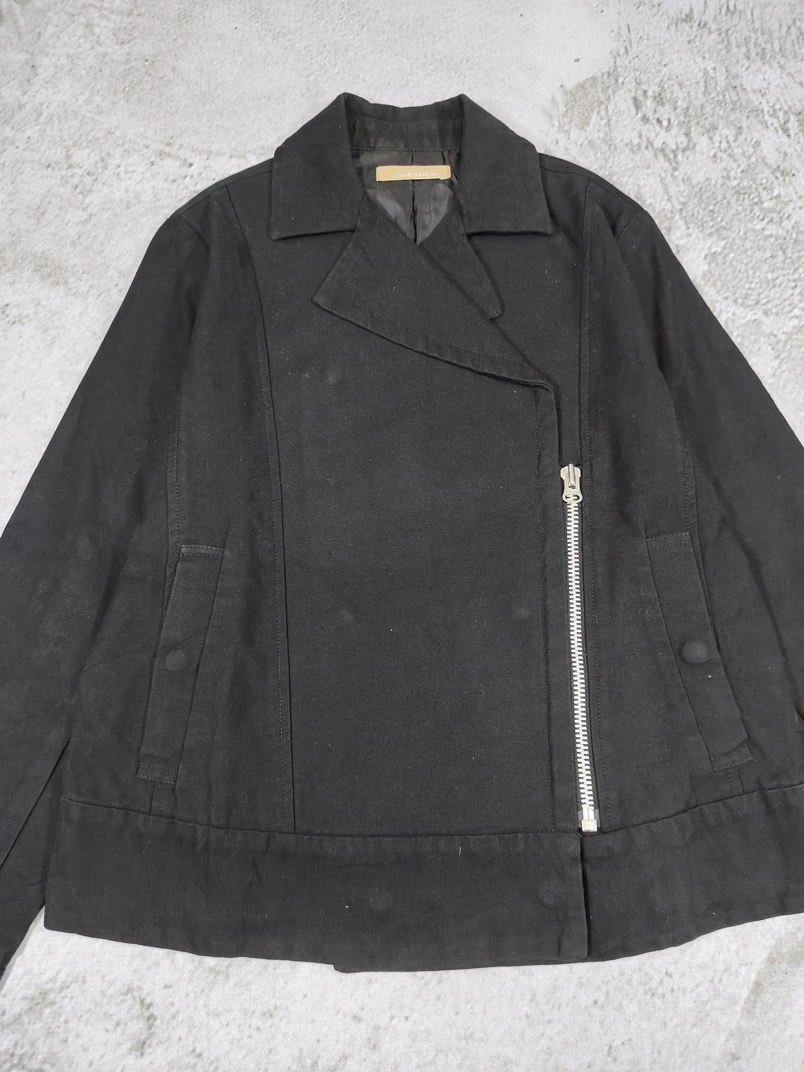 LOWRYS FARM Lowrys Farm🇯🇵 Seditionaries Punk Asymmetric Zip Jacket Size L / US 10 / IT 46 - 2 Thumbnail