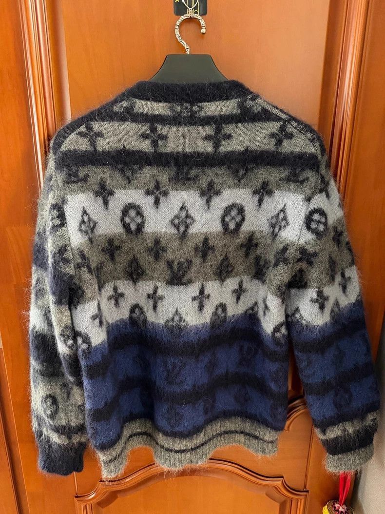 Louis Vuitton Louis Vuitton 26 Year New Mohair Full Print Cardigan sweat Size US L / EU 52-54 / 3 - 2 Thumbnail