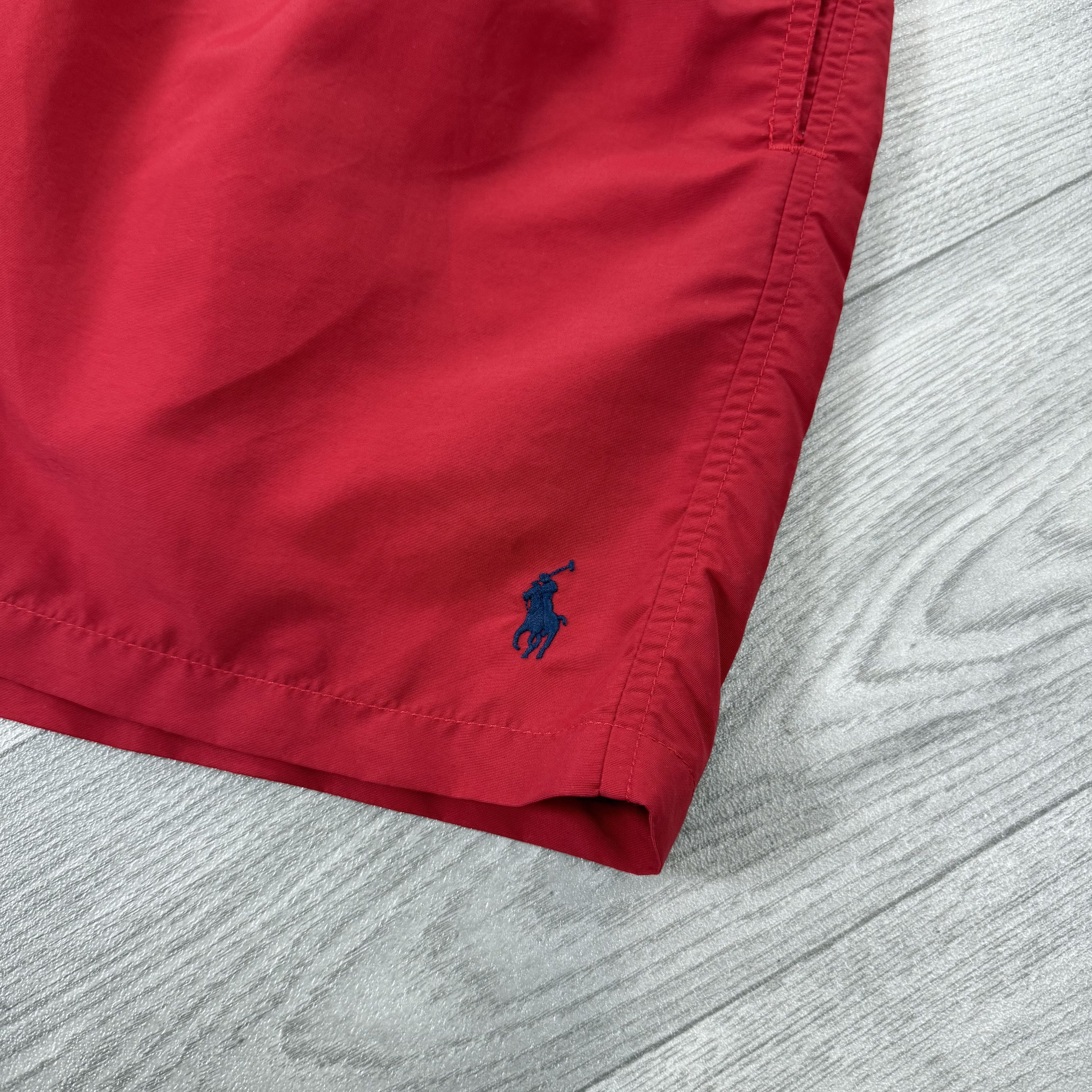 Polo Ralph Lauren Vintage Polo Ralph Lauren 90s Old Money Red Swim Shorts Size US 36 / EU 52 - 5 Thumbnail
