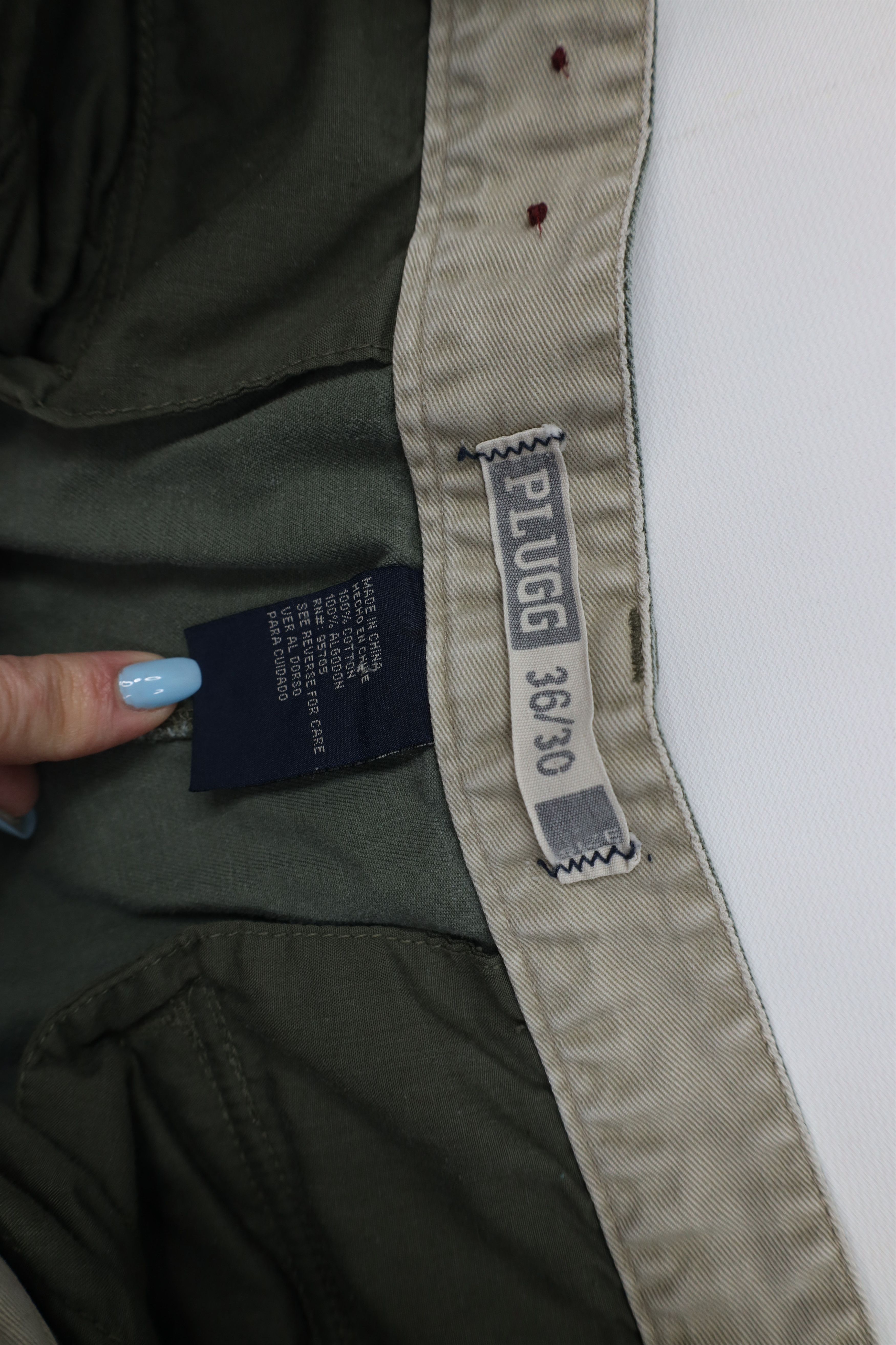 Vintage Vintage 90s Y2K Streetwear Baggy Wide Leg Cargo Pants Green Size US 36 / EU 52 - 7 Thumbnail
