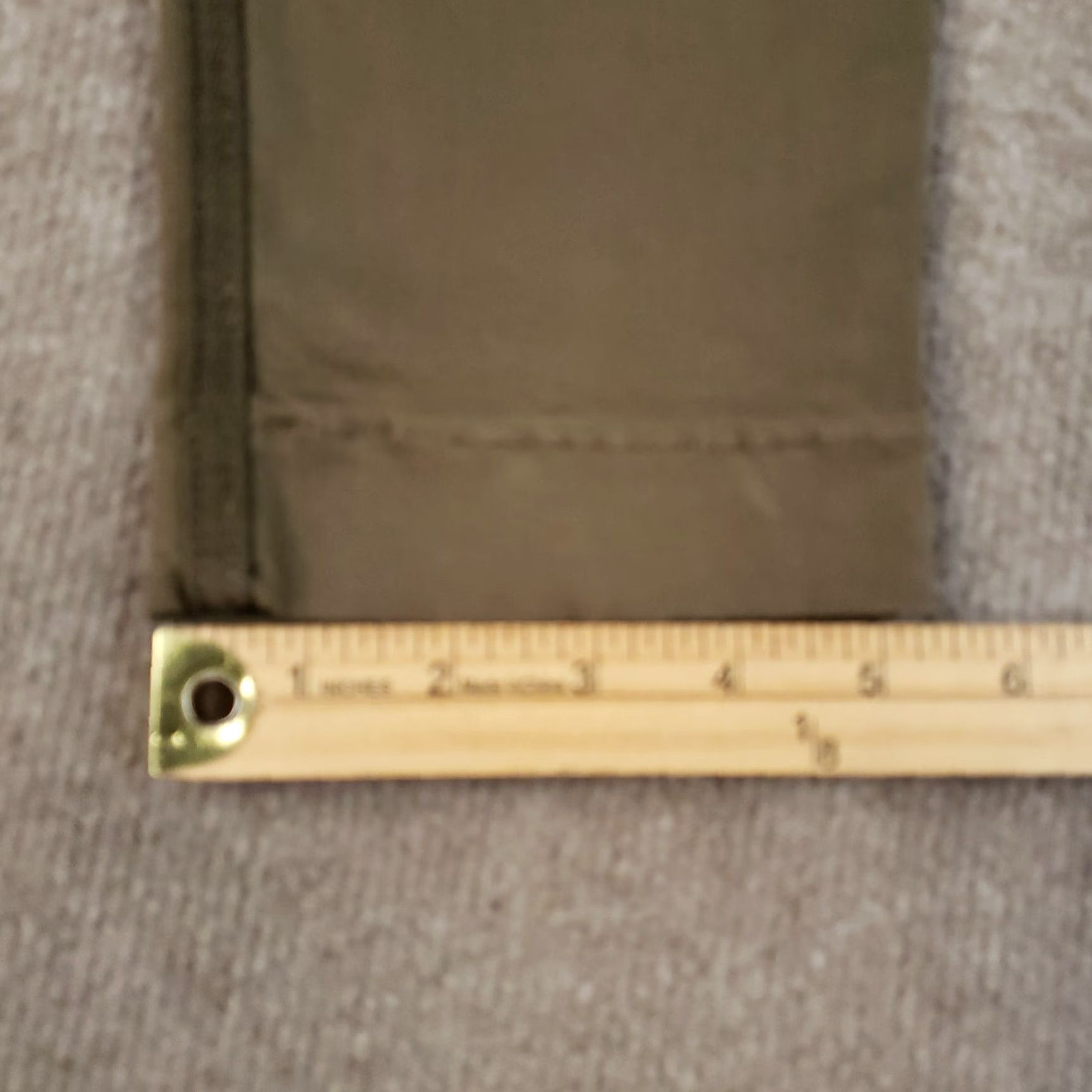 Vintage VINTAGE NSF The Wallace Pants Womens 28 DRAB Green Mid-Rise Ankle Trousers Made in USA Size 28" / US 6 / IT 42 - 4 Thumbnail