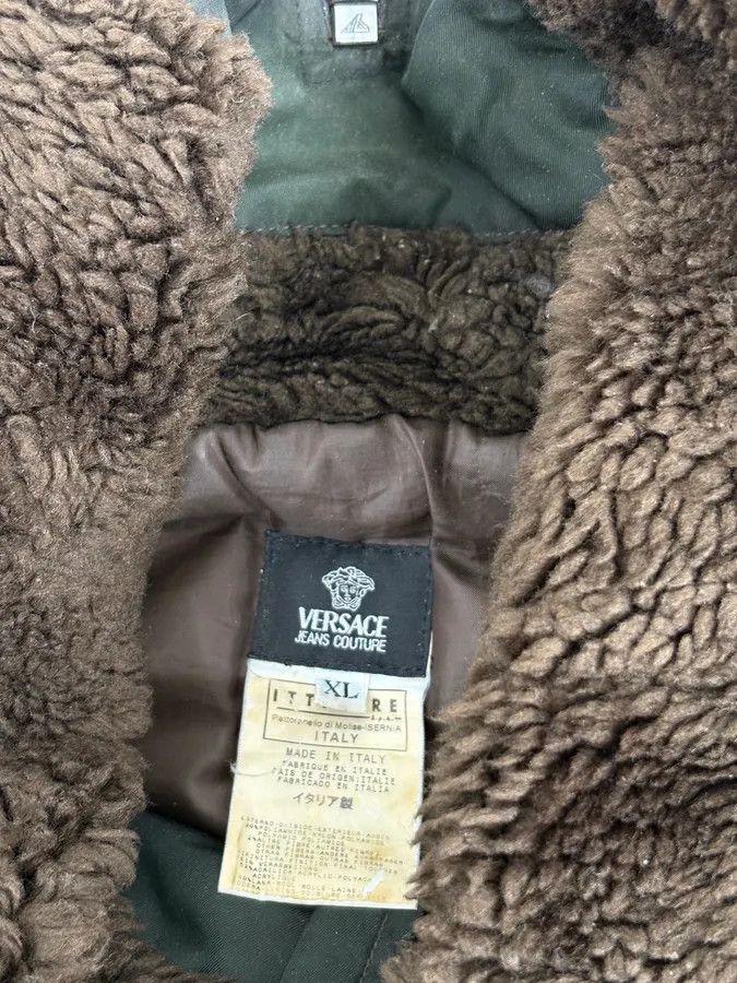 Versace AW2003 Versace Olive Green Aviator Bomber Jacket Size US M / EU 48-50 / 2 - 9 Thumbnail
