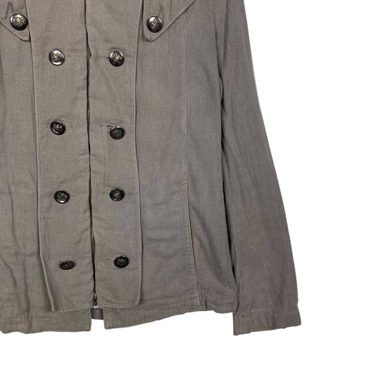 PPFM PPFM Double Breast Zipper Lightweight Jacket #2860-C129 Size US L / EU 52-54 / 3 - 6 Thumbnail