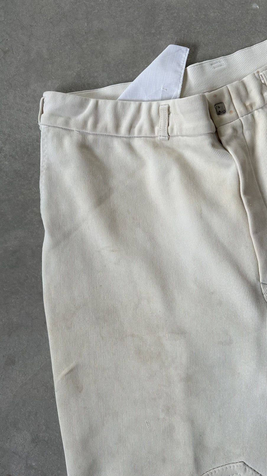 PONY VINTAGE 60S DISTRESSED HORSE RIDER PANT Size US 32 / EU 48 - 4 Thumbnail