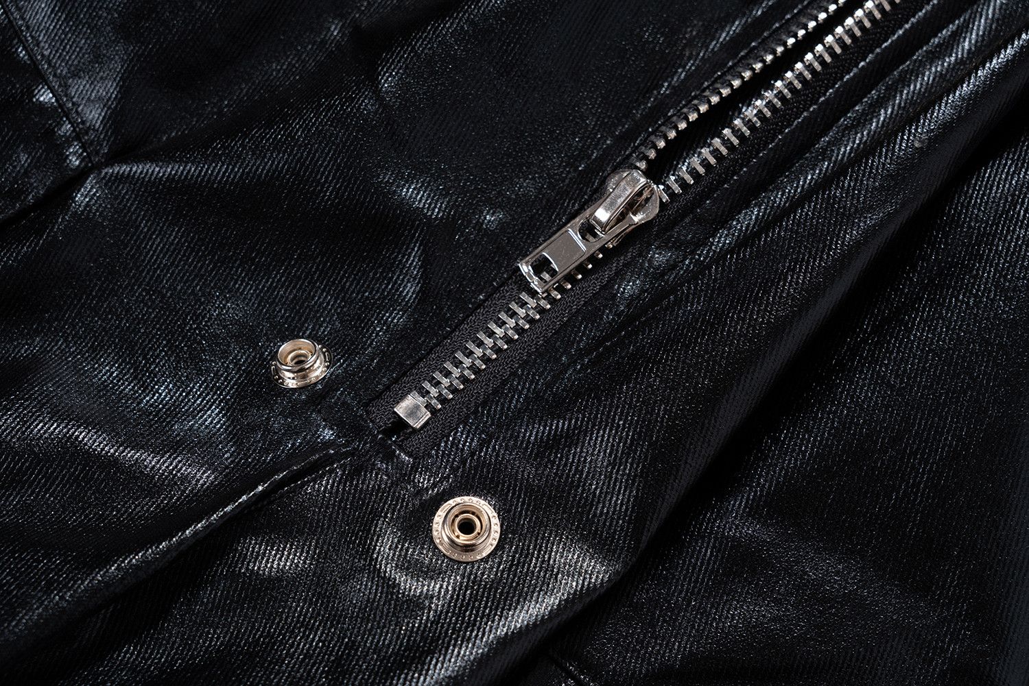 Japanese Brand × Leather Leather Pants Hombre Baggy Wide Leg Drawstring Size US 29 - 7 Thumbnail