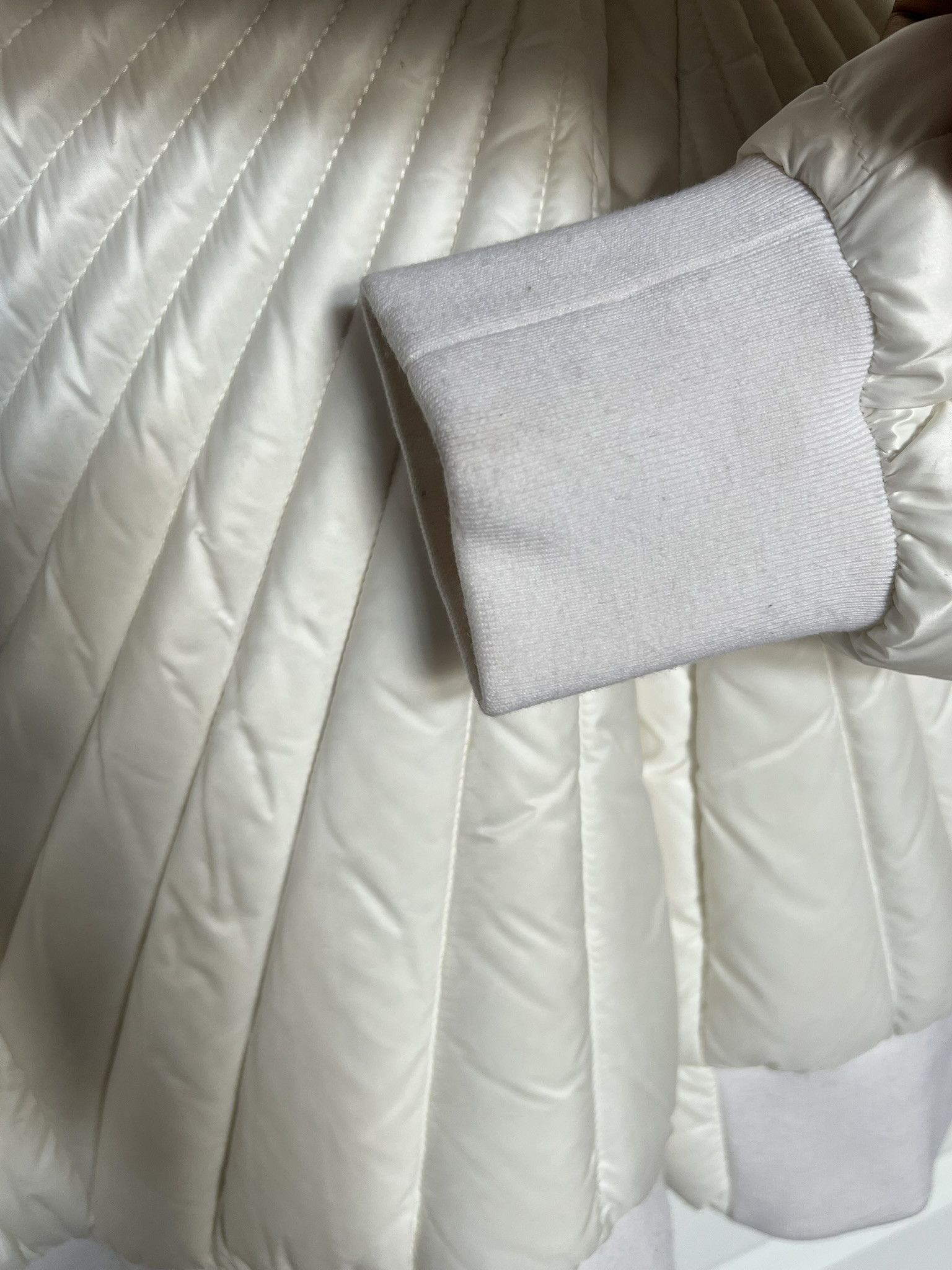 Moncler × Rick Owens Rick Owens x Moncler White Radiance Peter Bomber Jacket sz 0 Size US XS / EU 42 / 0 - 7 Thumbnail